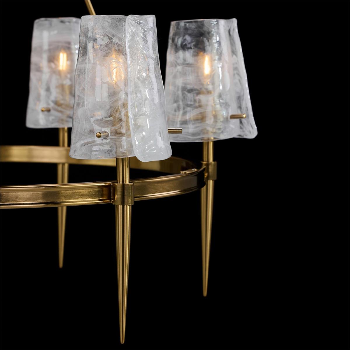 Coffee Bronze Torch Six-Light Chandelier – Ceiling Lighting by John Richard | Sutter & Vale