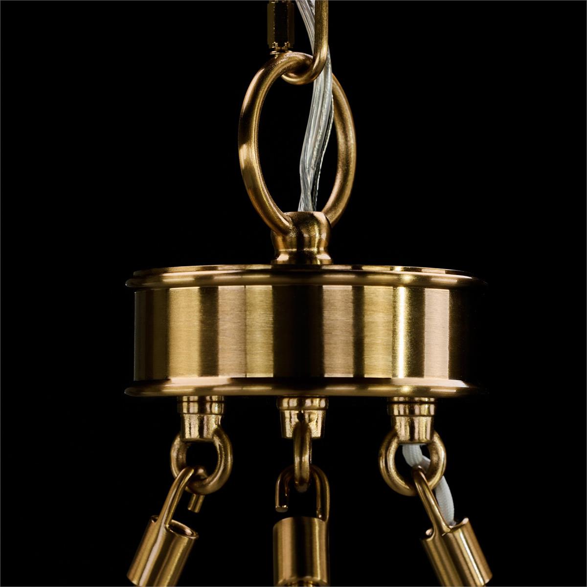 Coffee Bronze Torch Six-Light Chandelier – Ceiling Lighting by John Richard | Sutter & Vale