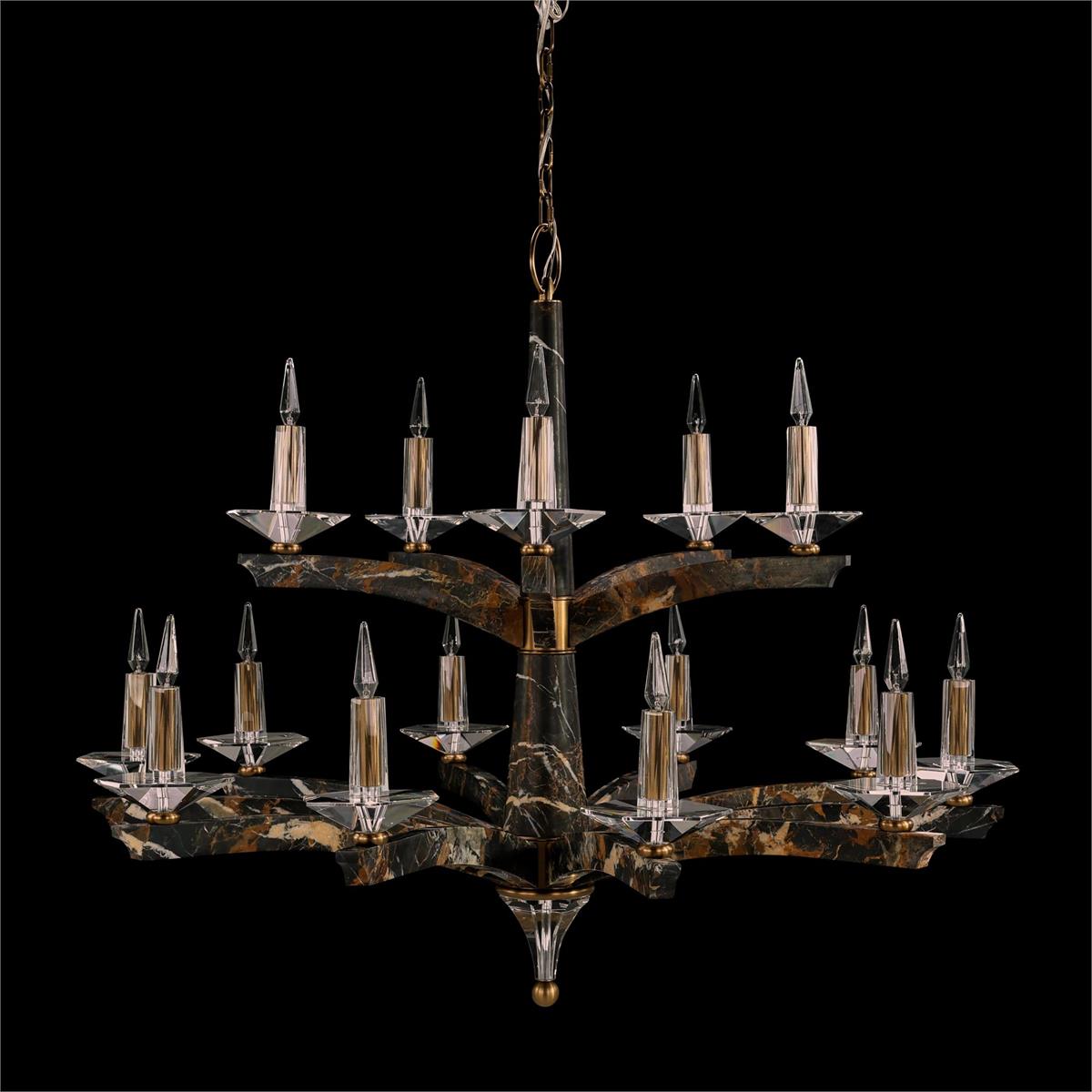 Inverness Fifteen-Light Chandelier – Ceiling Lighting by John Richard | Sutter & Vale