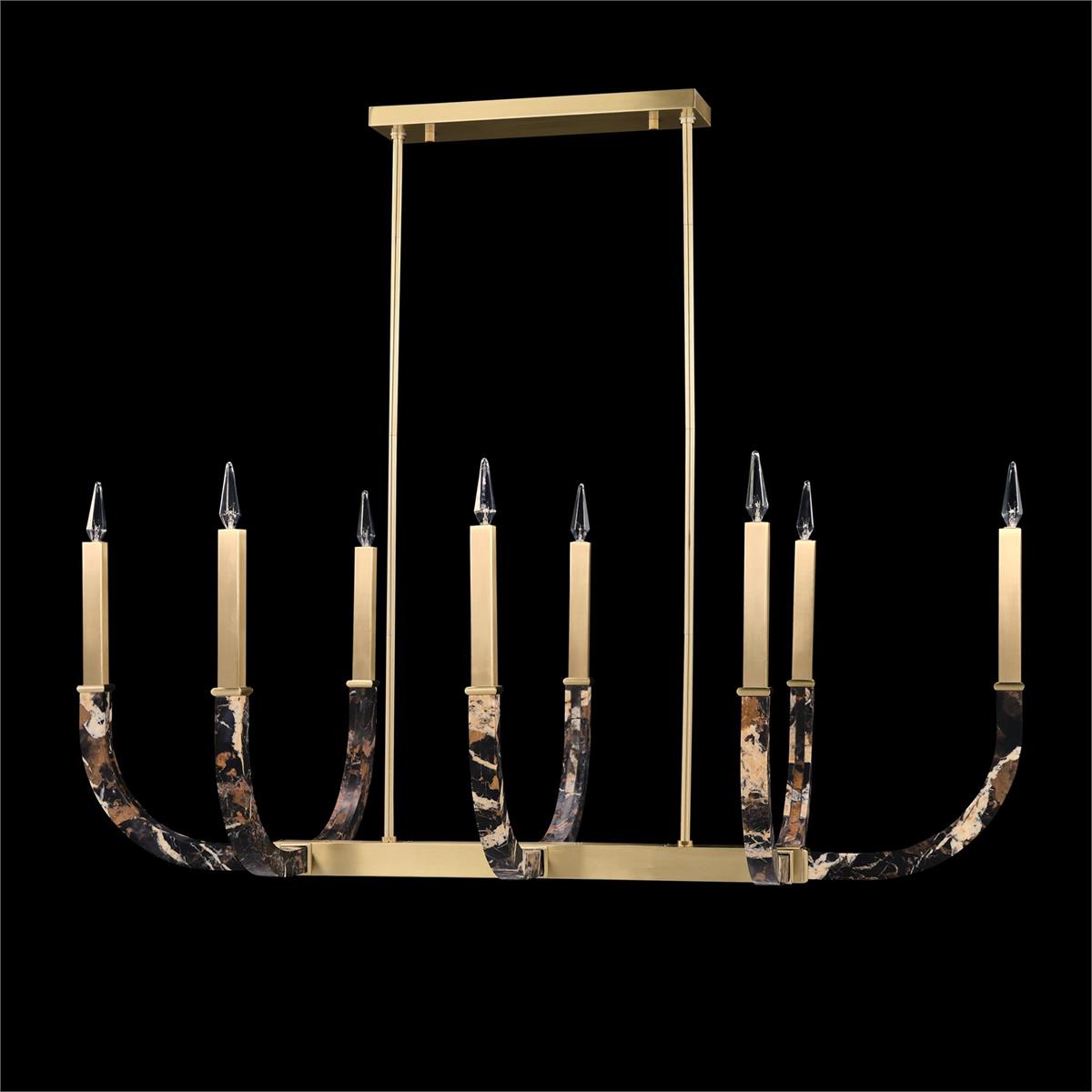 Hampton Court Eight-Light Horizontal Chandelier – Ceiling Lighting by John Richard | Sutter & Vale