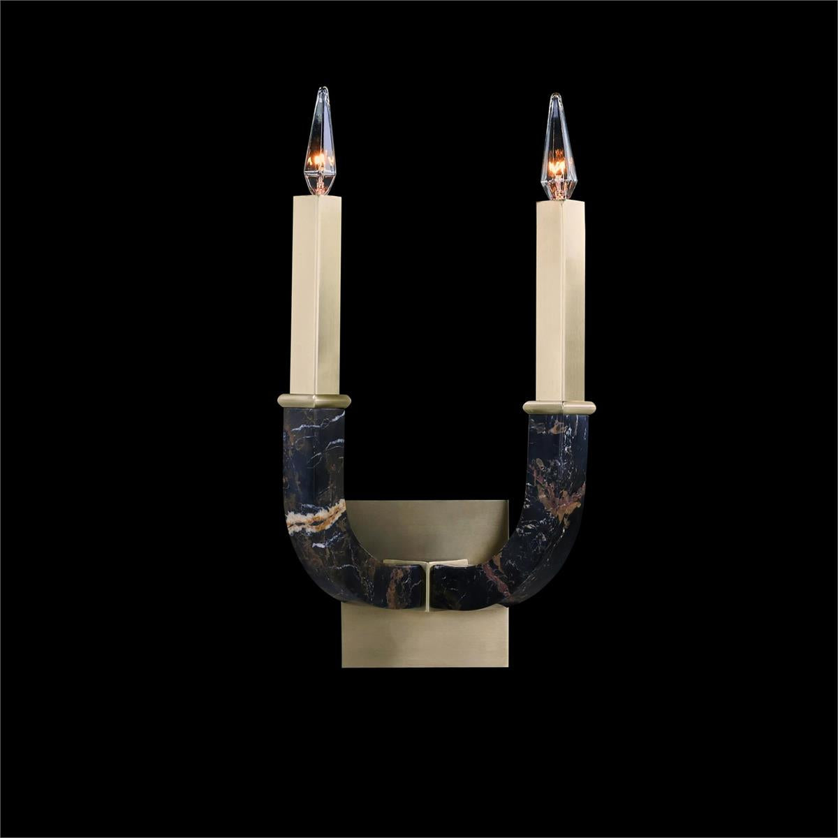Hampton Court Two-Light Wall Sconce – Ceiling Lighting by John Richard | Sutter & Vale
