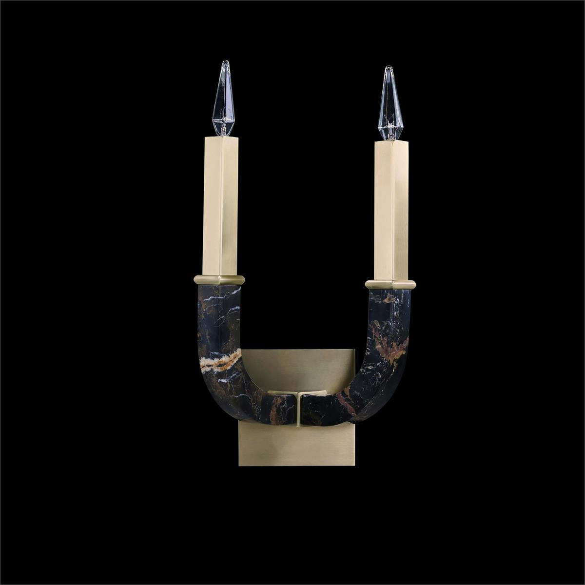 Hampton Court Two-Light Wall Sconce – Ceiling Lighting by John Richard | Sutter & Vale