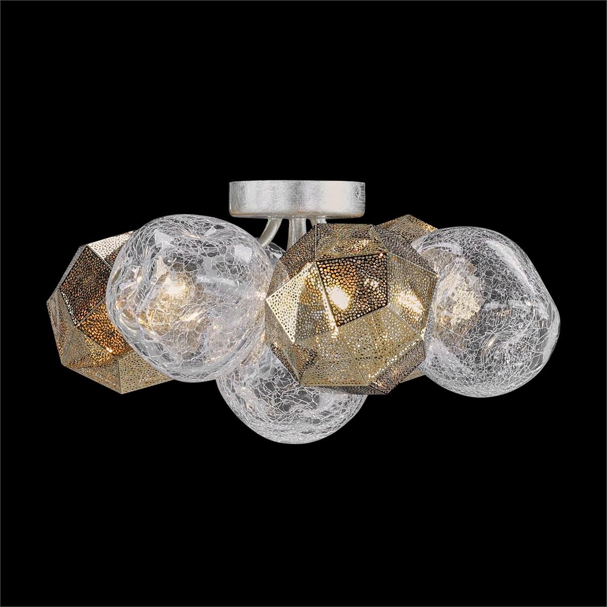 Vivaldi Three-Light Semi-Fush Mount by John Richard | Sutter & Vale