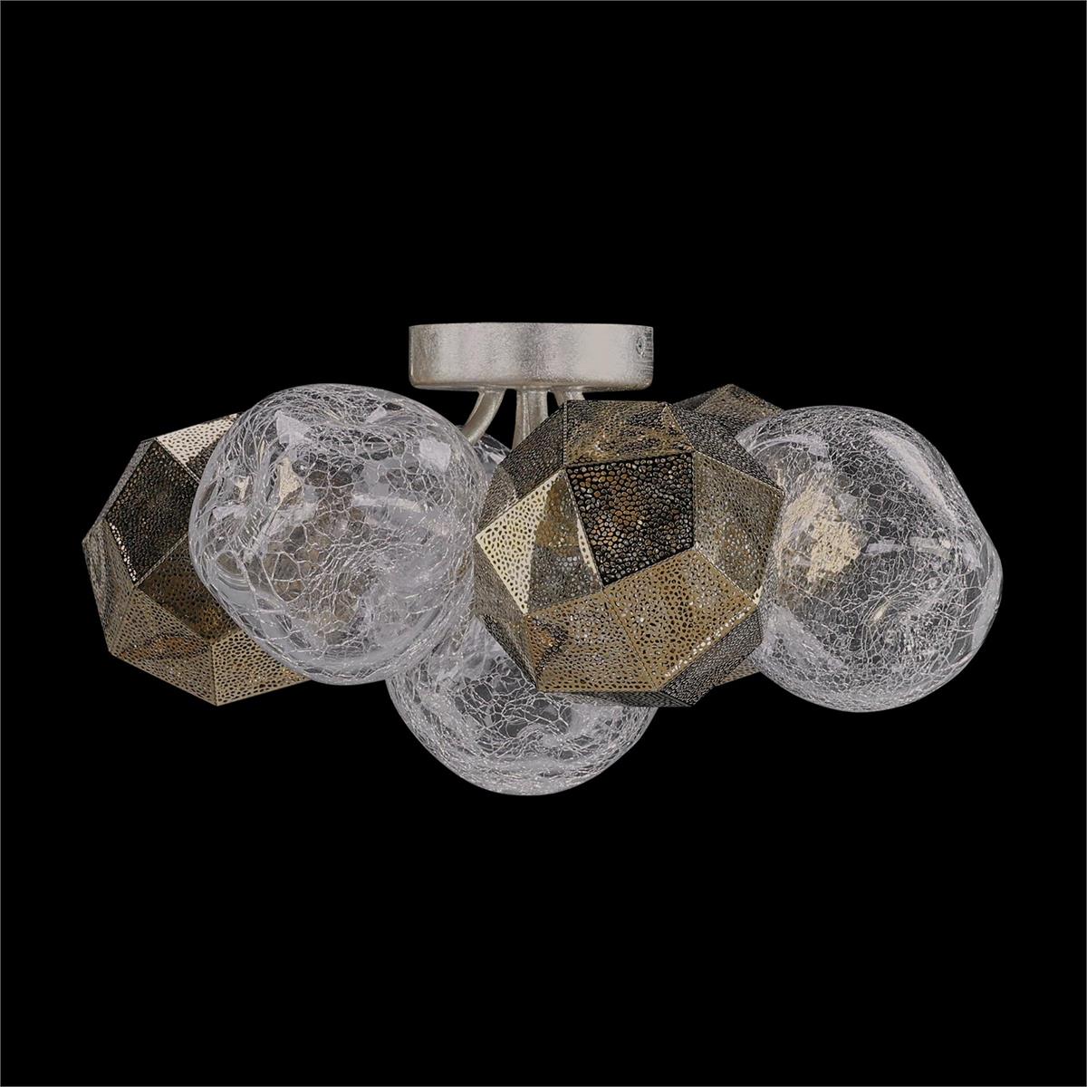Vivaldi Three-Light Semi-Fush Mount by John Richard | Sutter & Vale
