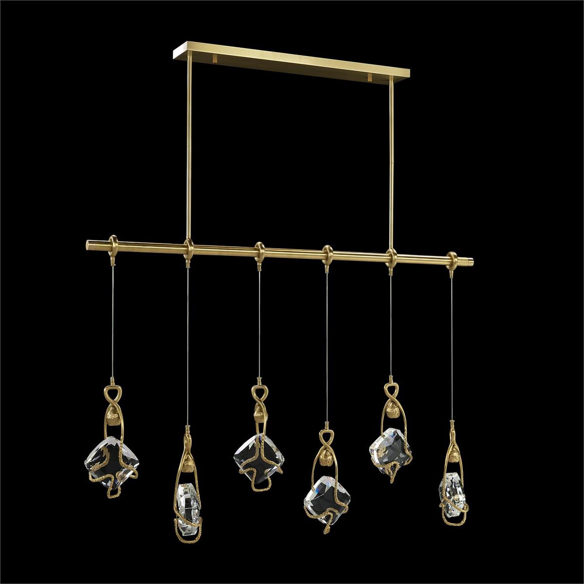 Mirelle Six-Light Horizontal Chandelier – Ceiling Lighting by John Richard | Sutter & Vale