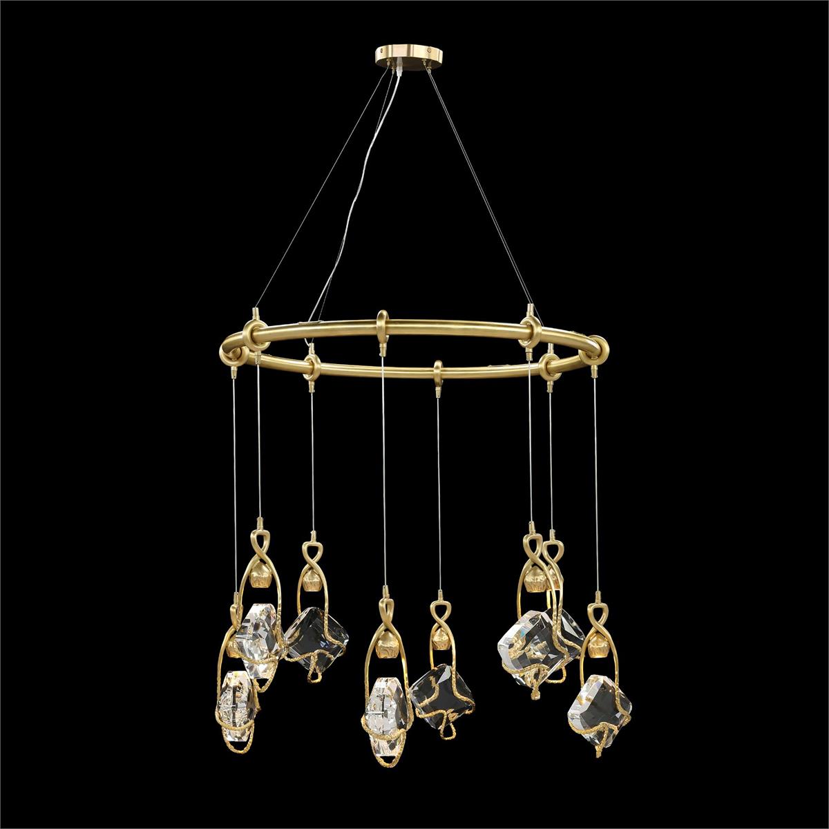 Mirelle Eight-Light Chandelier – Ceiling Lighting by John Richard | Sutter & Vale