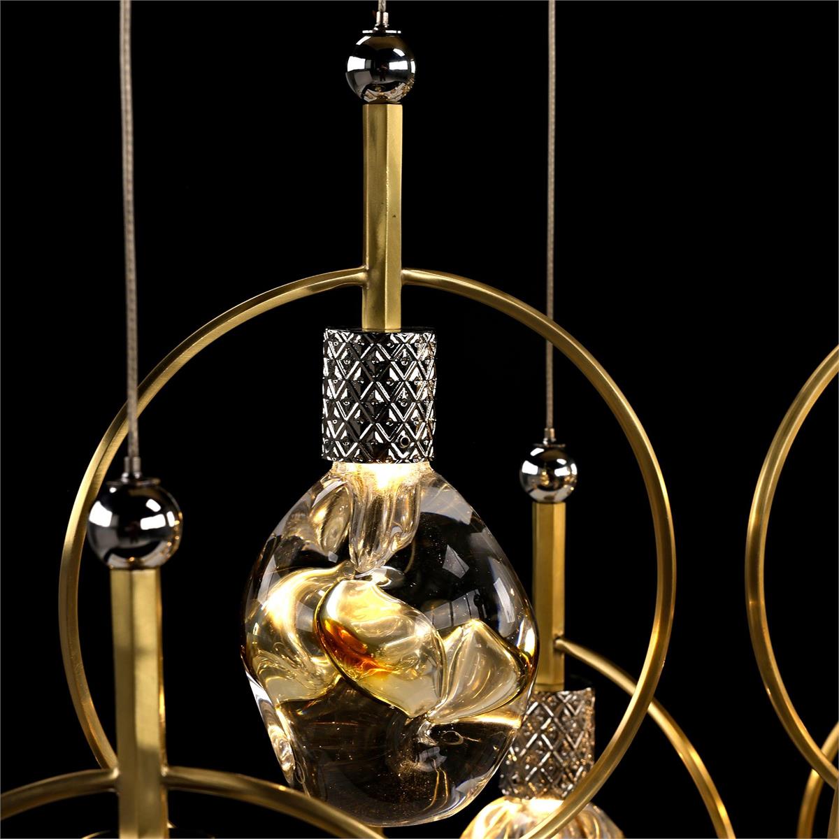 Bergamo Fourteen-Light Horizontal Chandelier – Ceiling Lighting by John Richard | Sutter & Vale