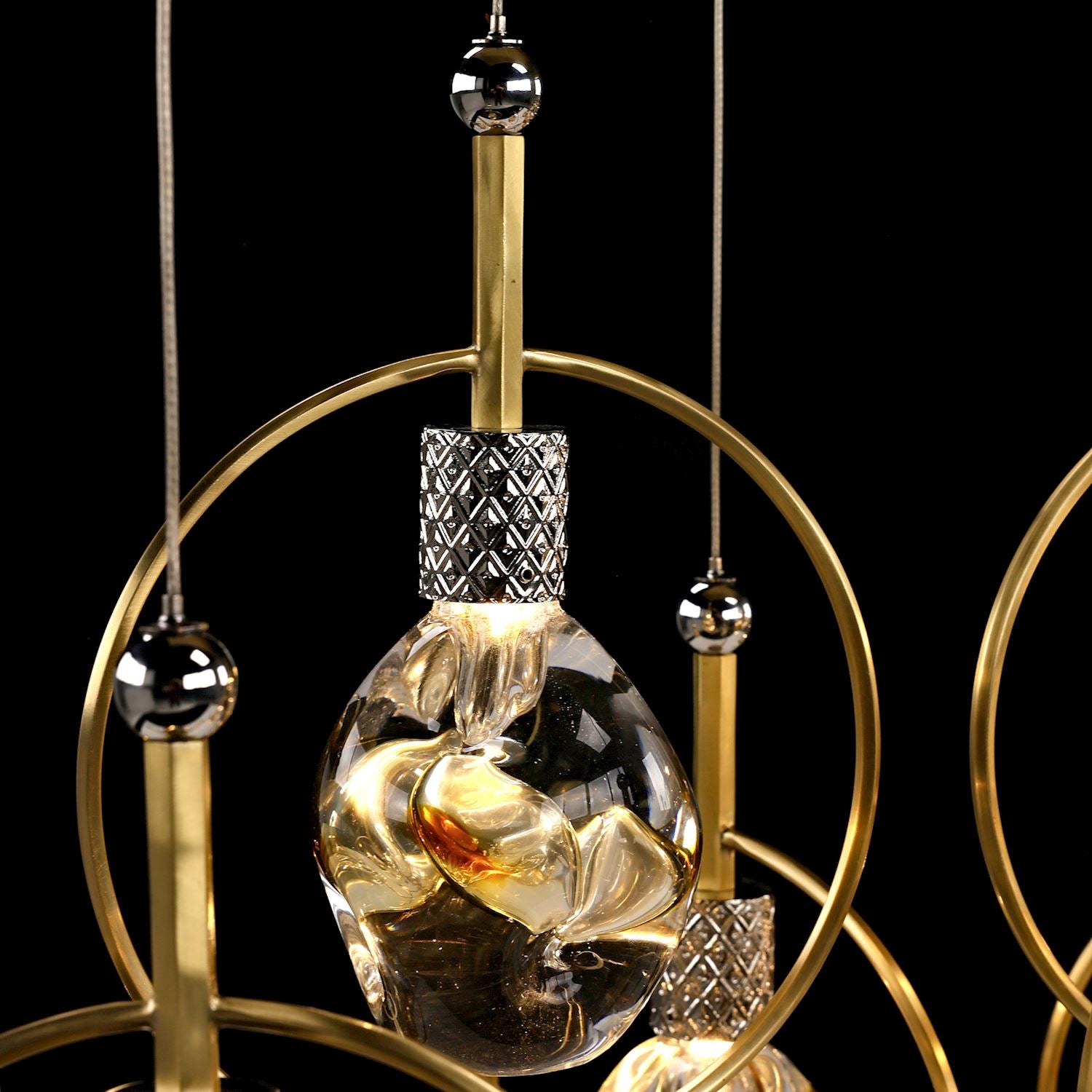 Bergamo Fourteen-Light Horizontal Chandelier – Ceiling Lighting by John Richard | Sutter & Vale