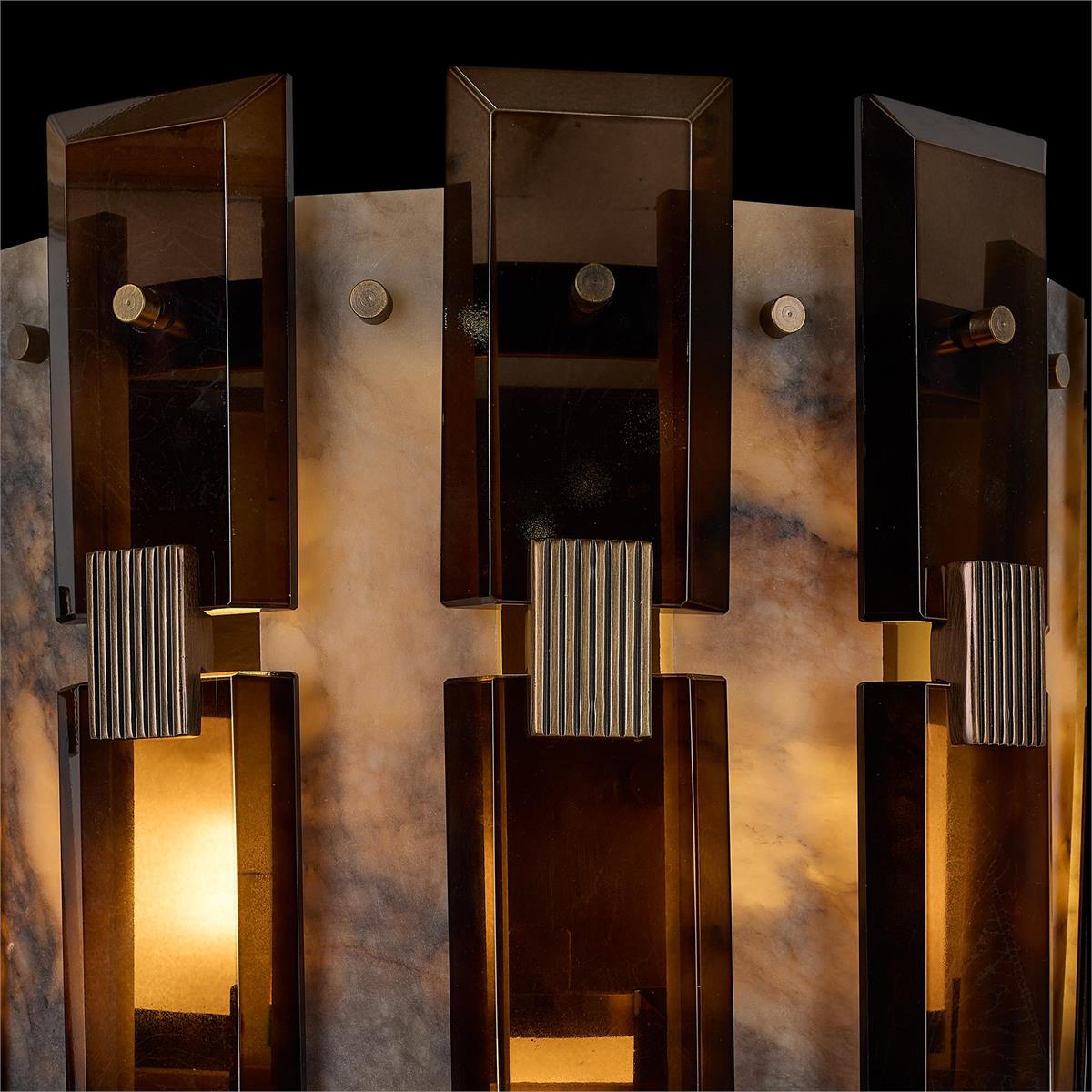 Tamboril Three-Light Wall Sconce – Sconces by John Richard | Sutter & Vale