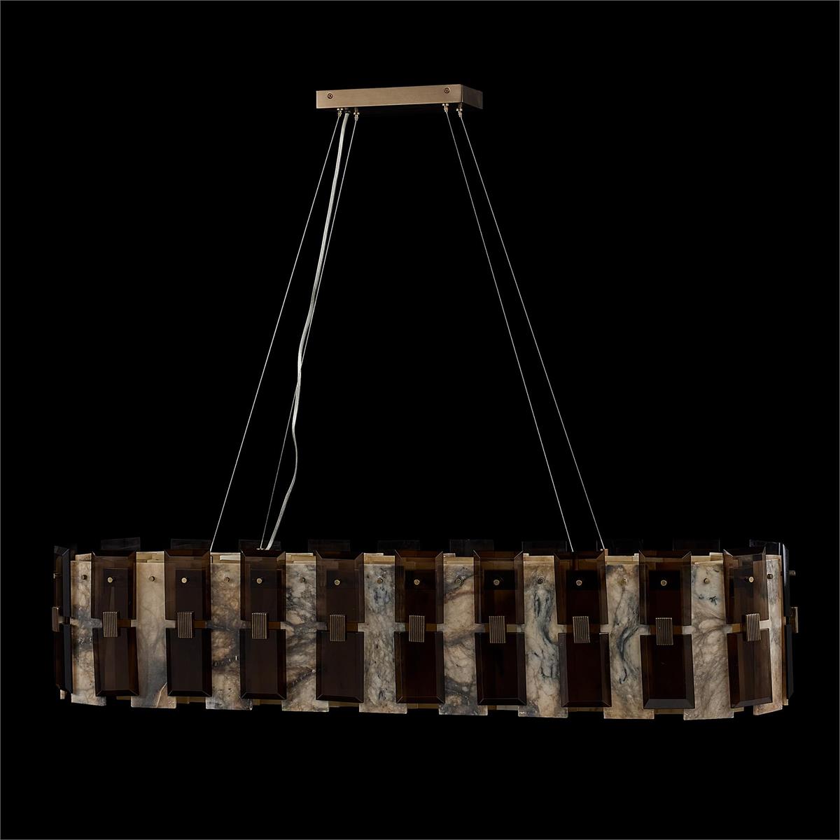 Tamboril Twenty-Two-Light Horizontal Chandelier – Ceiling Lighting by John Richard | Sutter & Vale