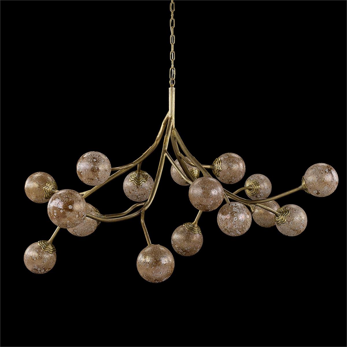 Melia Sixteen-Light Horizontal Chandelier – Ceiling Lighting by John Richard | Sutter & Vale