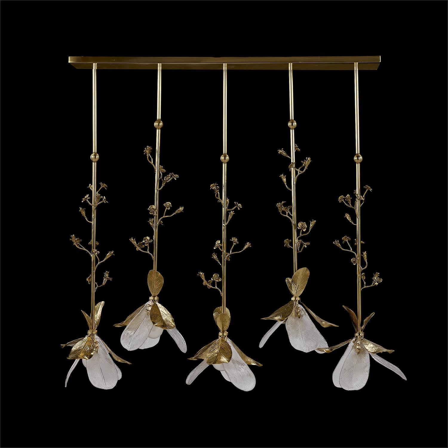 Dryad Five-Light Horizontal Chandelier