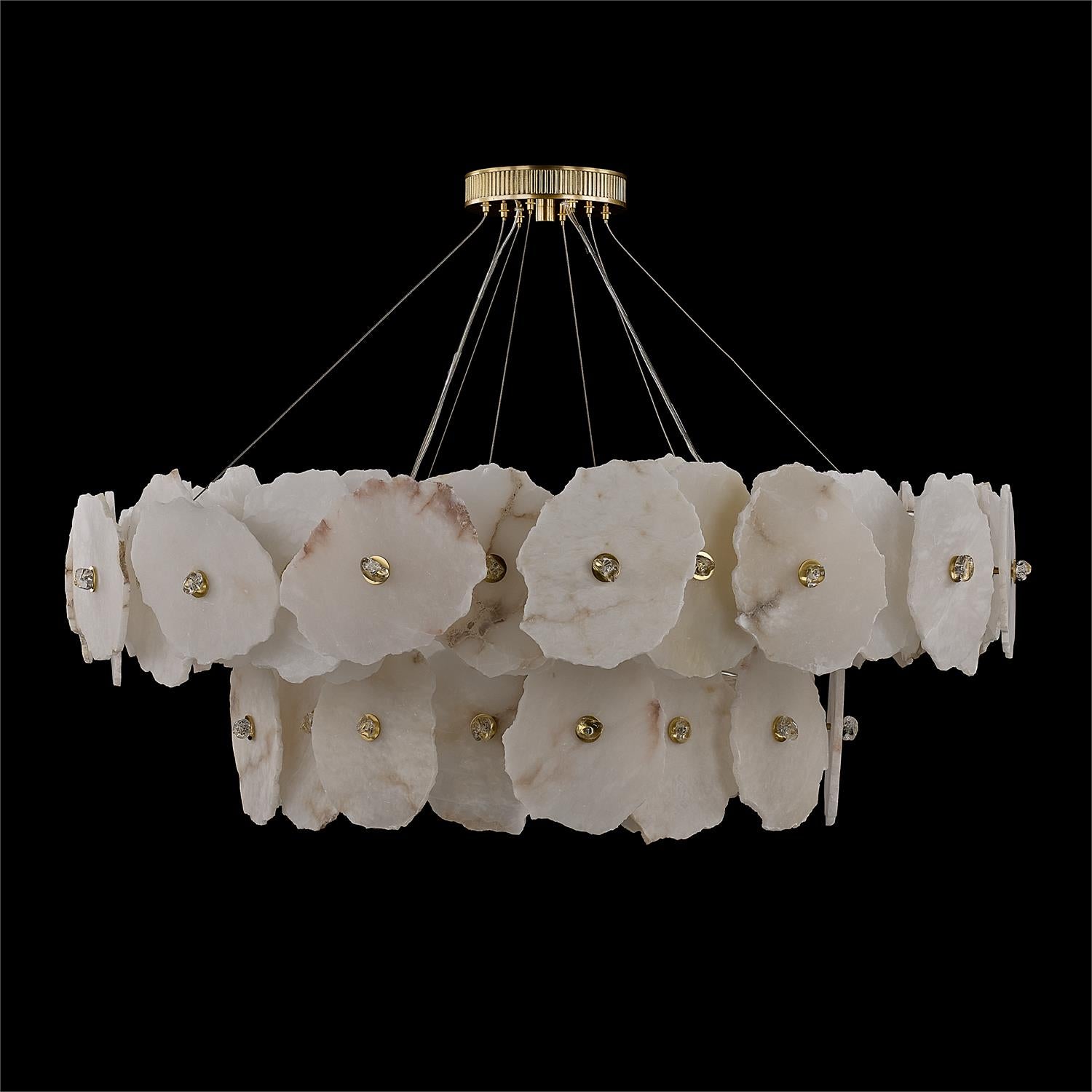 Montserrat Two-Tier Twenty-Four-Light Chandelier