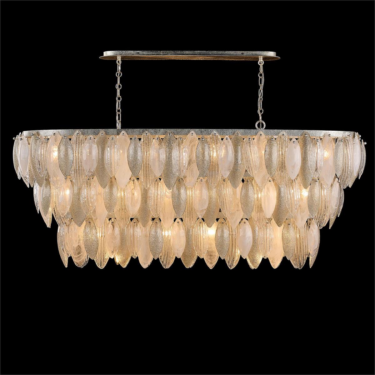 Aria Twenty-Two-Light Horizontal Chandelier – Ceiling Lighting by John Richard | Sutter & Vale