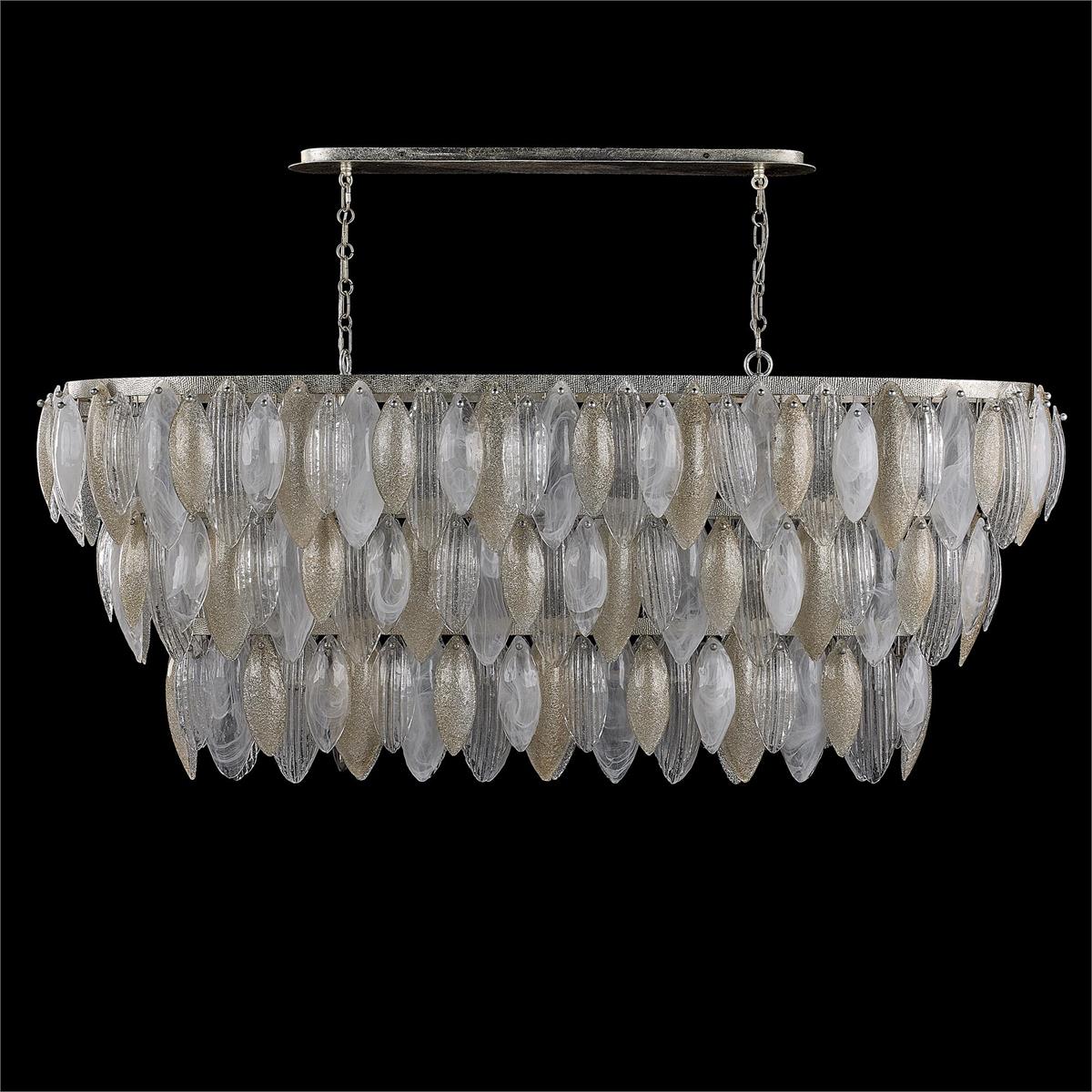 Aria Twenty-Two-Light Horizontal Chandelier – Ceiling Lighting by John Richard | Sutter & Vale
