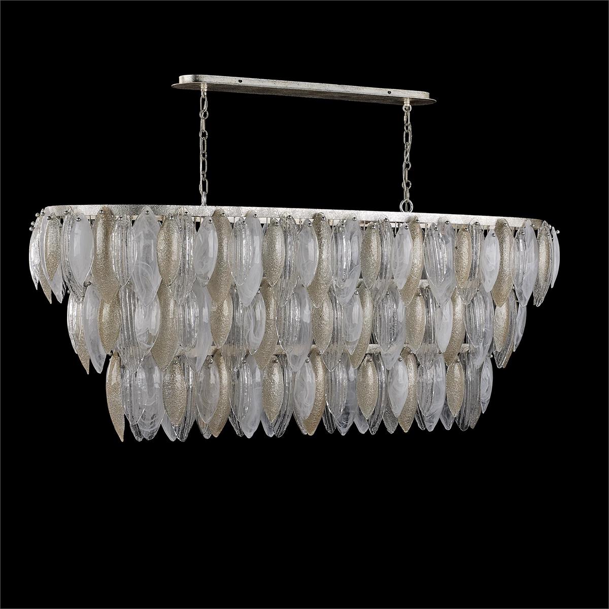Aria Twenty-Two-Light Horizontal Chandelier – Ceiling Lighting by John Richard | Sutter & Vale