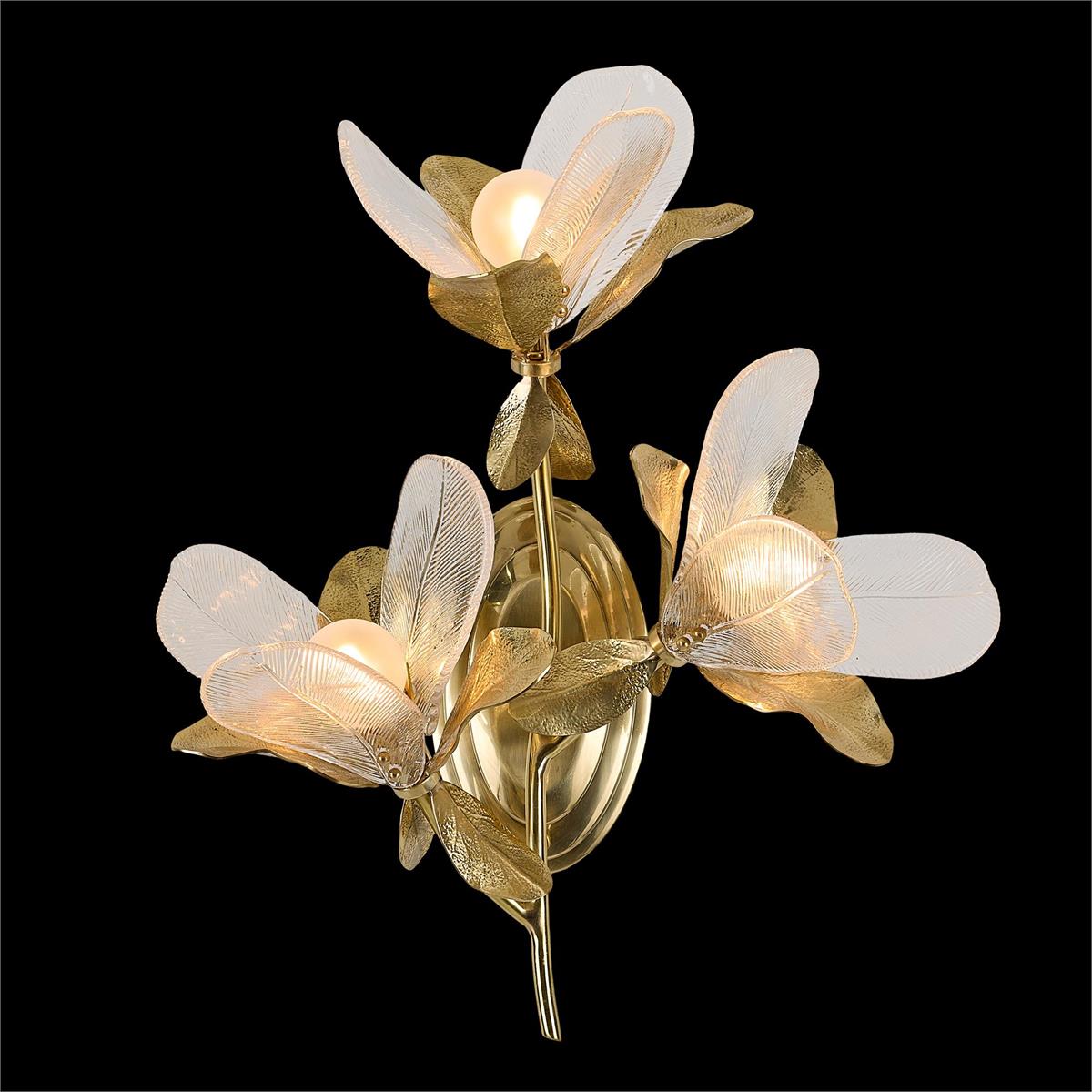 Dryad Three-Light Wall Sconce – Sconces by John Richard | Sutter & Vale
