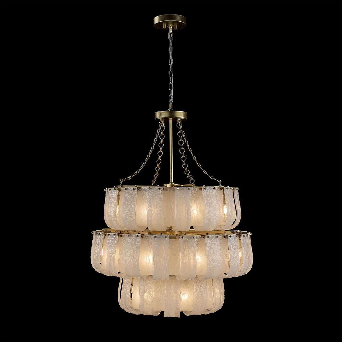 Castello Three-Tier Twenty-Four-Light Chandelier – Ceiling Lighting by John Richard | Sutter & Vale