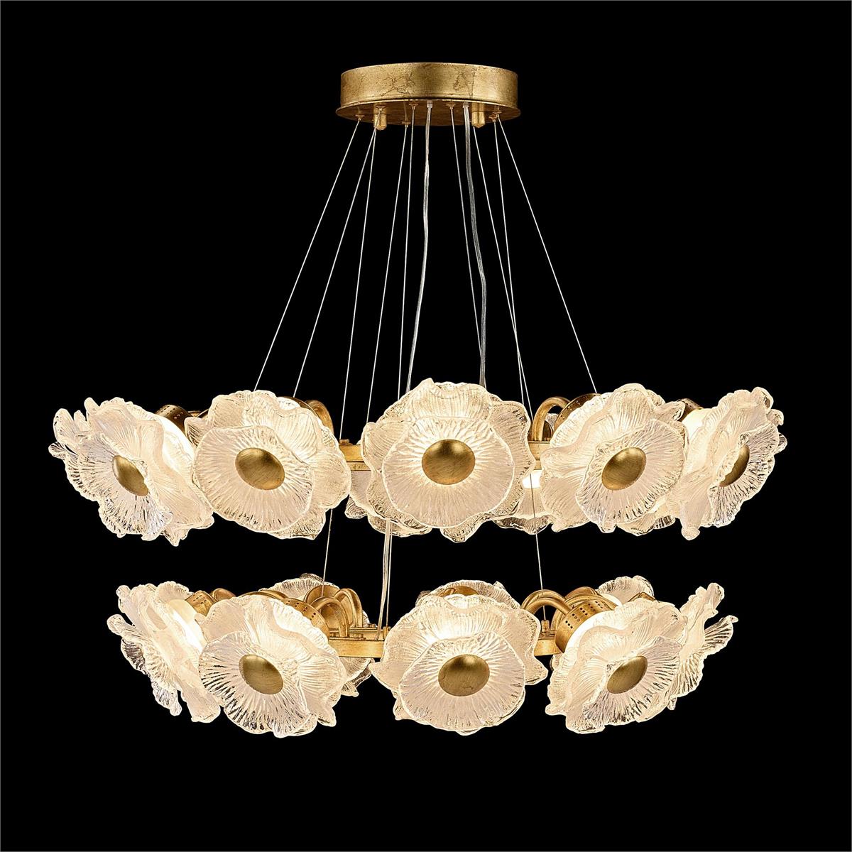 Farnese Two-Tier Twenty-One-Light Chandelier – Ceiling Lighting by John Richard | Sutter & Vale