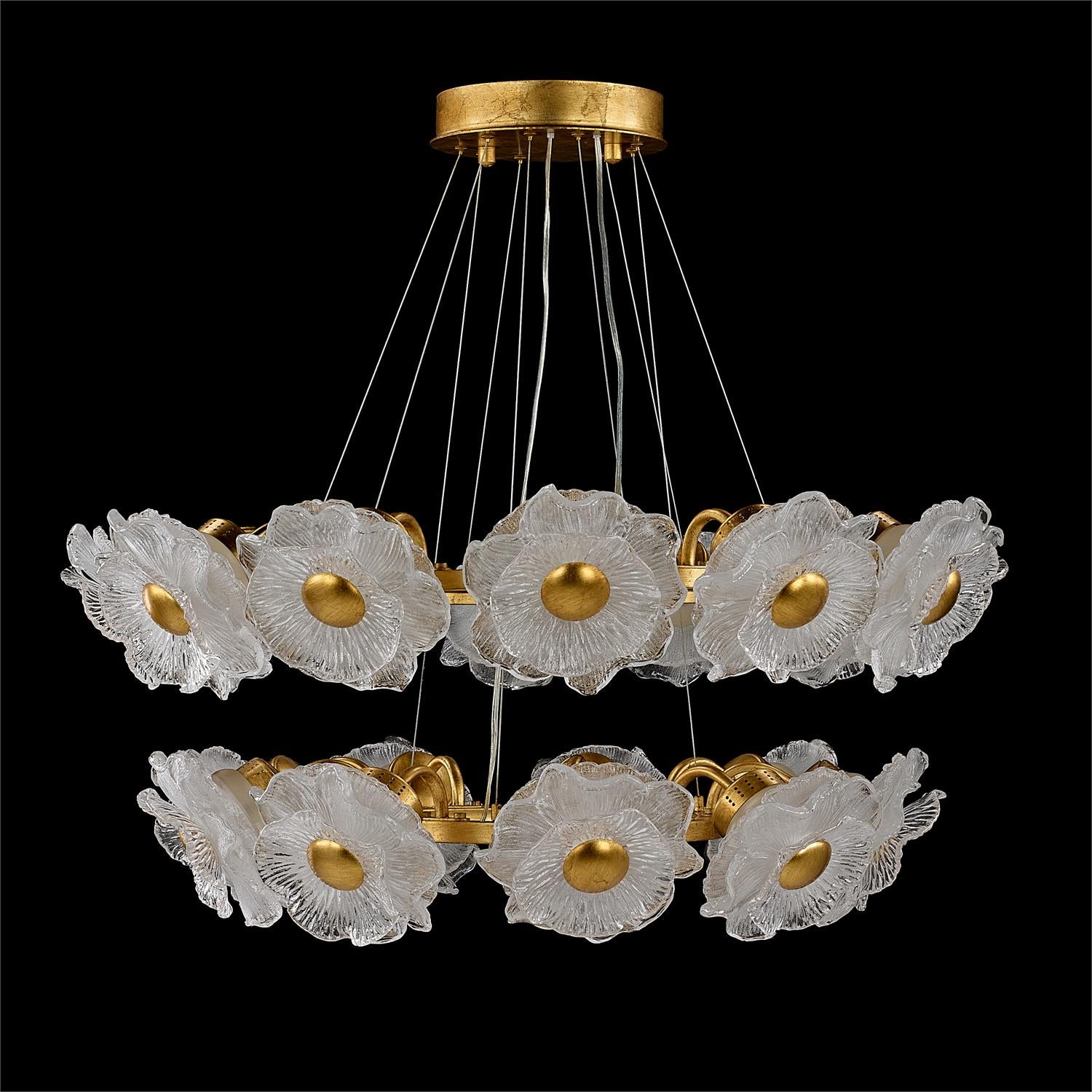 Farnese Two-Tier Twenty-One-Light Chandelier