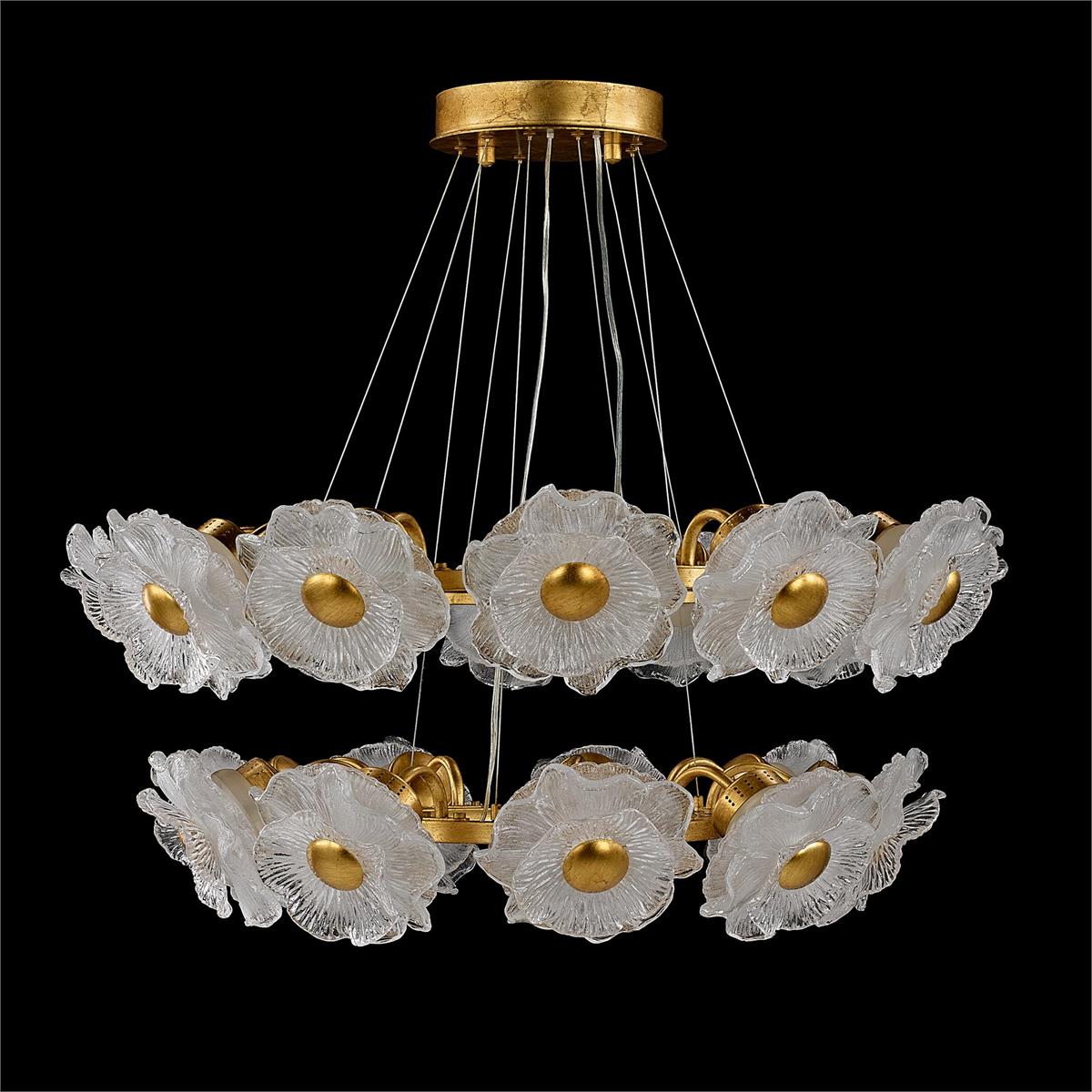 Farnese Two-Tier Twenty-One-Light Chandelier – Ceiling Lighting by John Richard | Sutter & Vale
