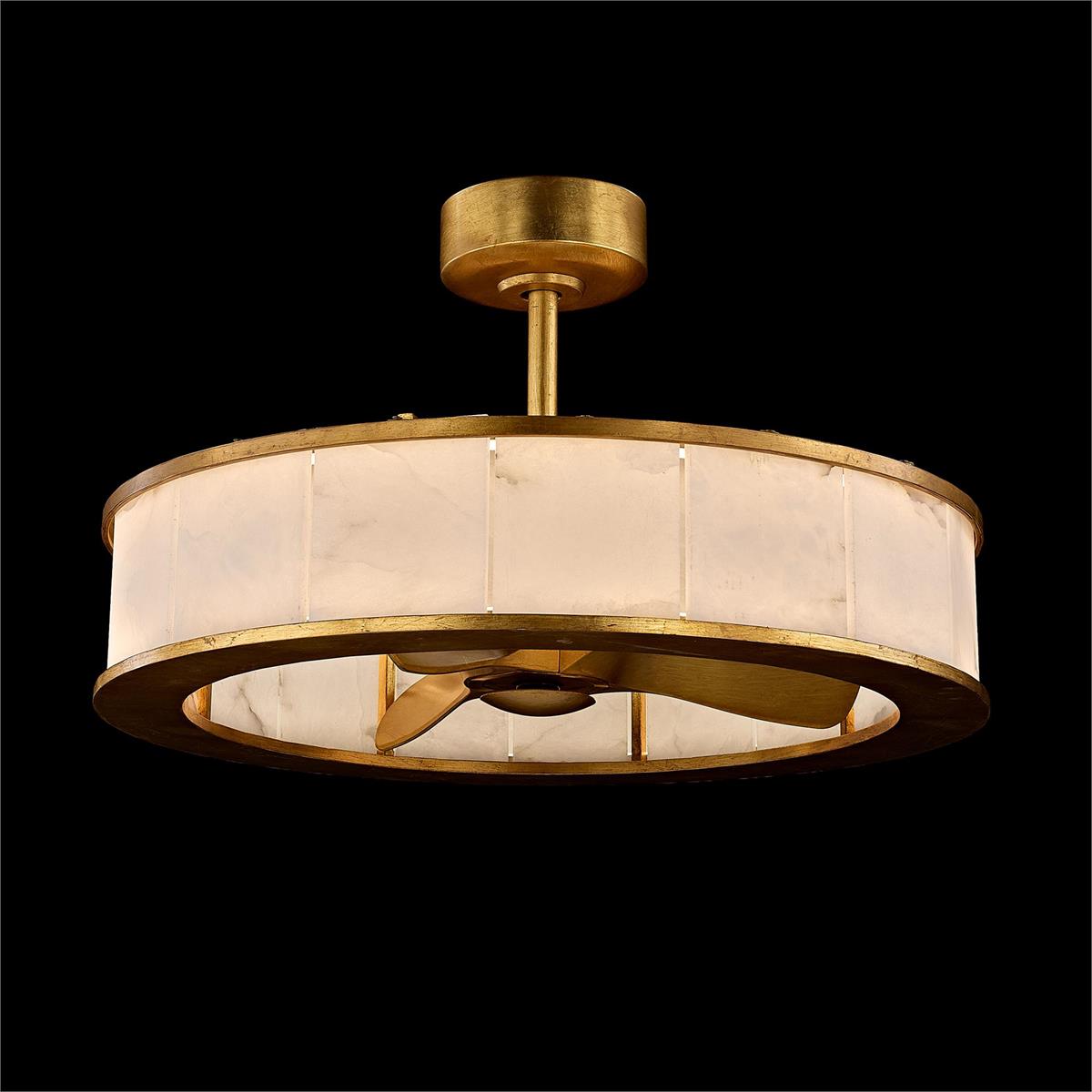 Hadrian Chandelier with Fan – Ceiling Lighting by John Richard | Sutter & Vale