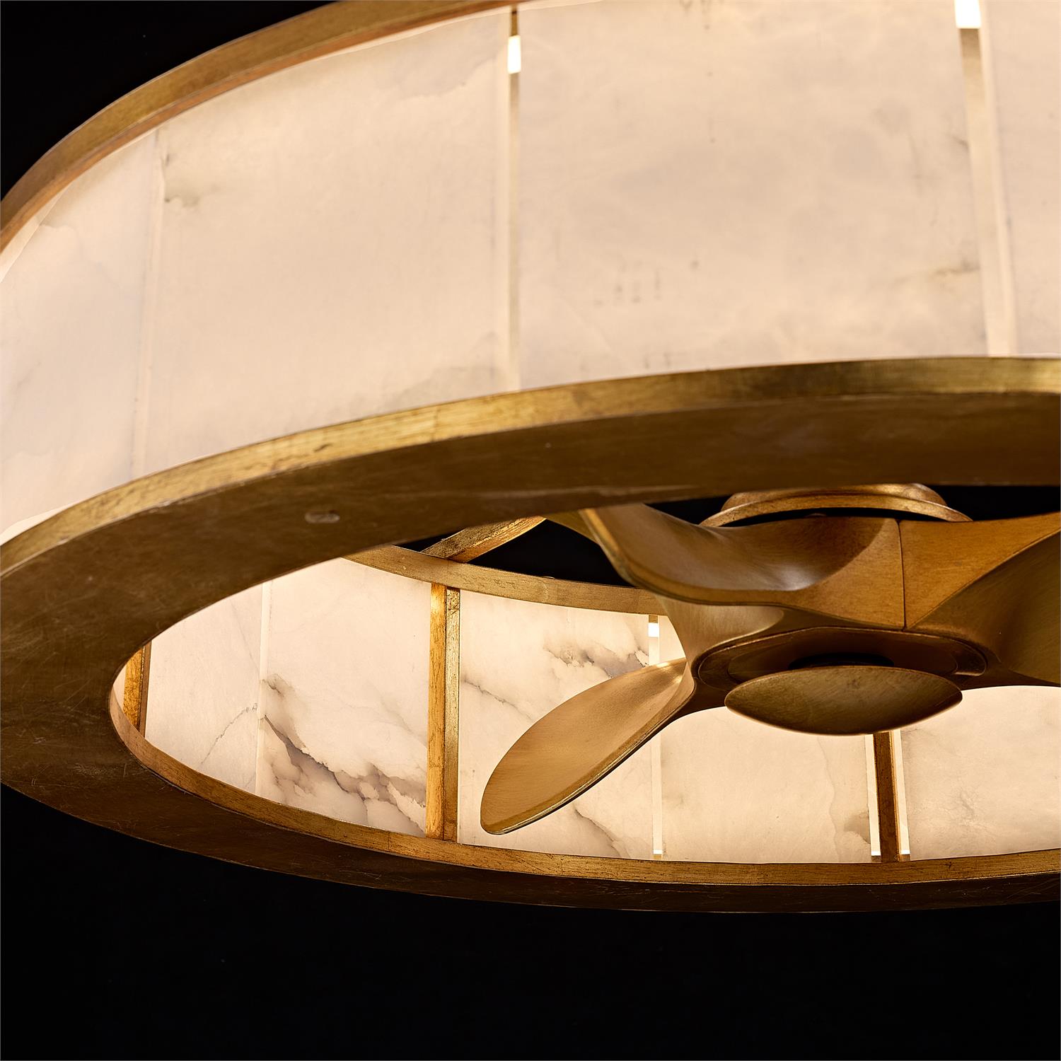Hadrian Chandelier with Fan