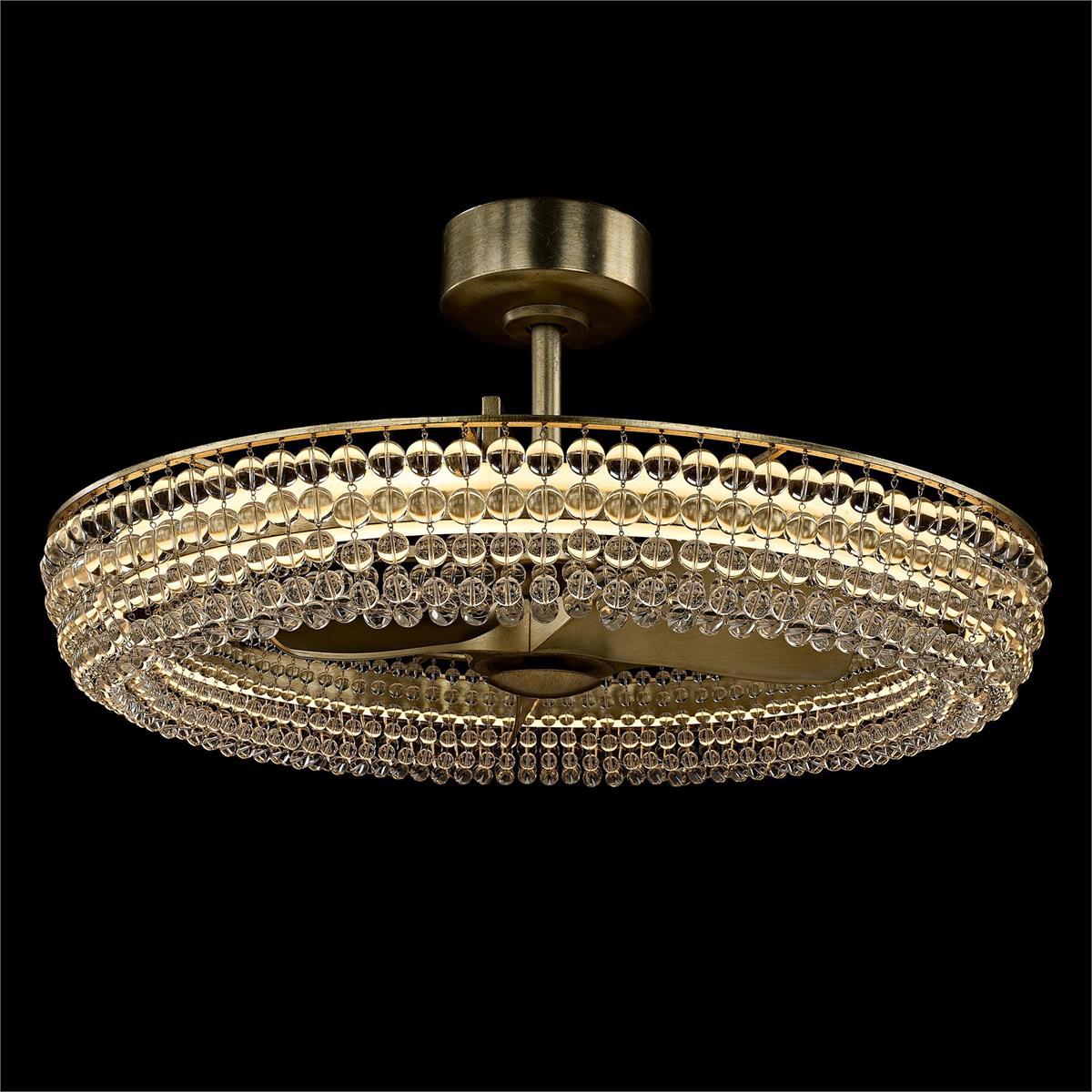 Ellington Chandelier with Fan – Ceiling Lighting by John Richard | Sutter & Vale