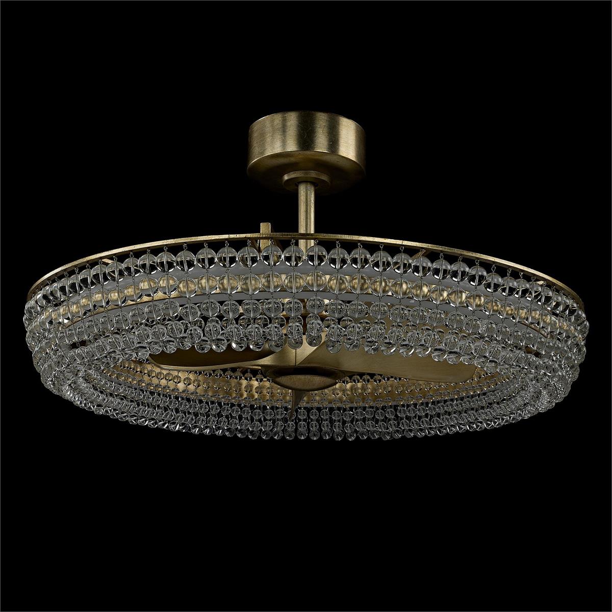 Ellington Chandelier with Fan – Ceiling Lighting by John Richard | Sutter & Vale