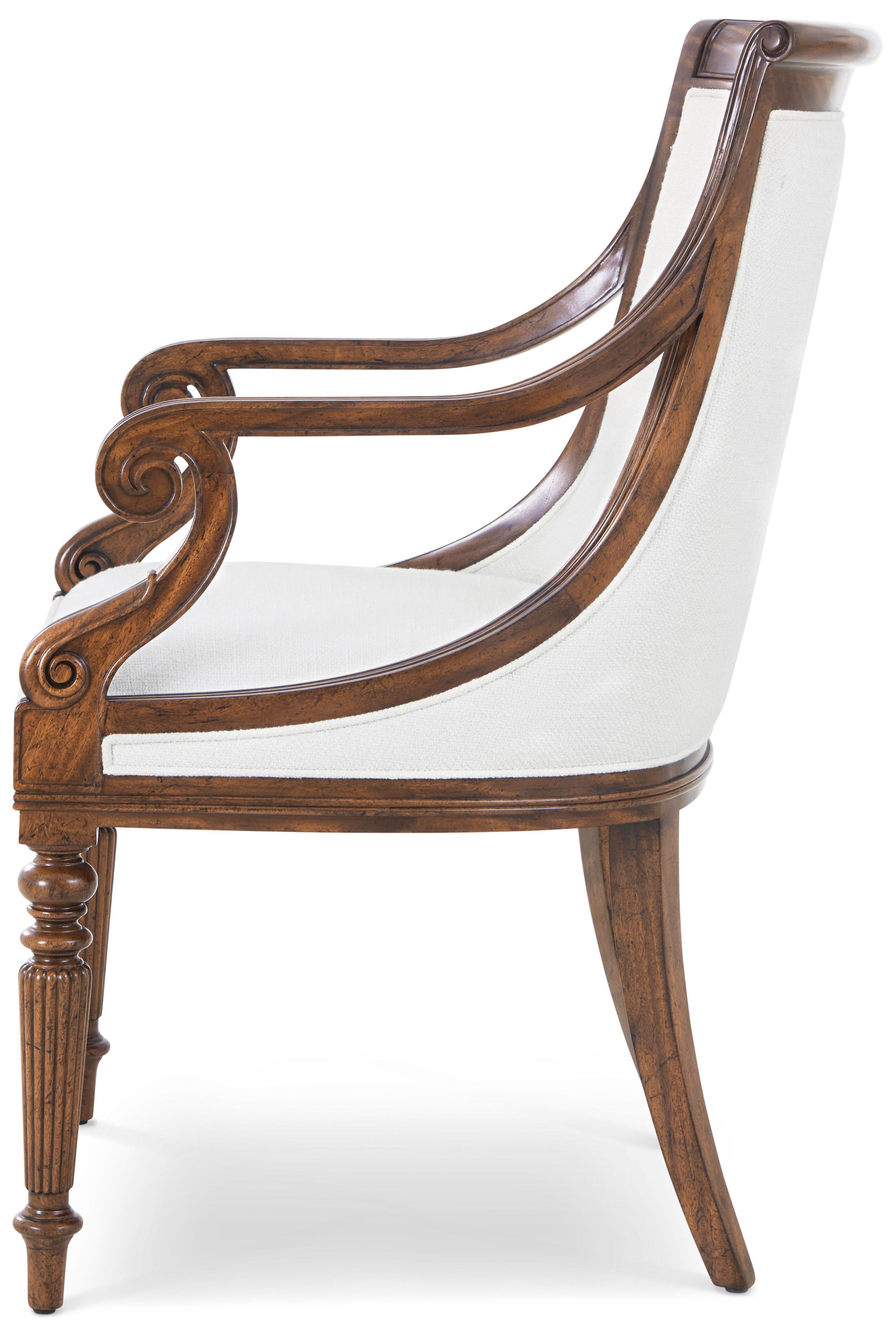 Floris Dining Arm Chair | Theodore Alexander | Sutter & Vale