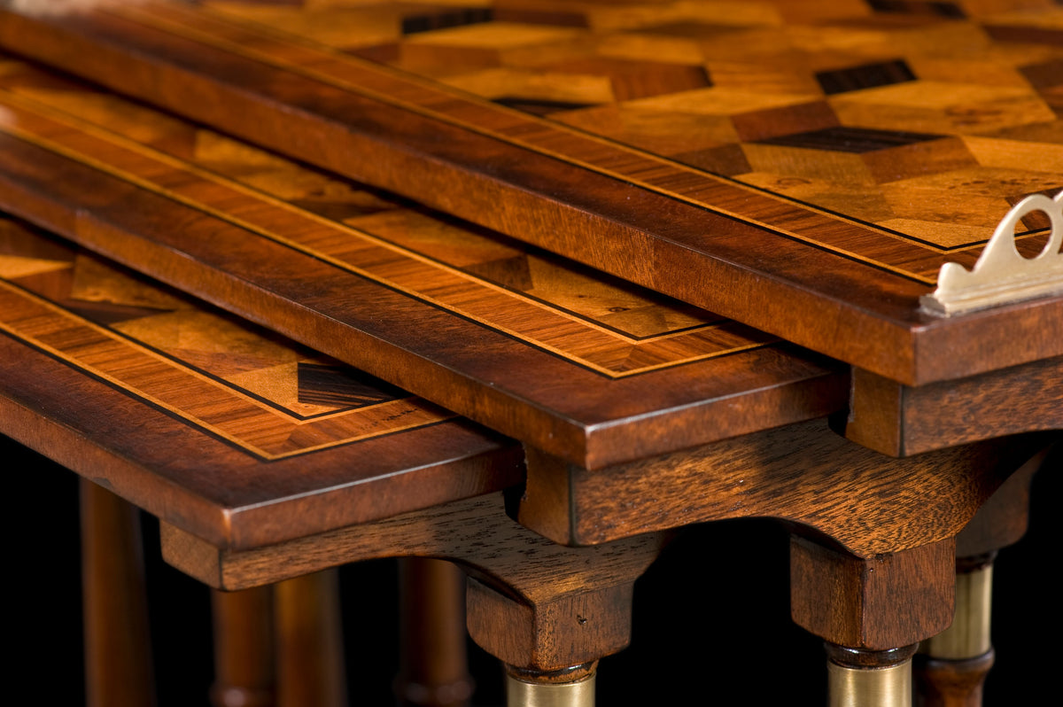 The South Drawing Room Parquetry Nest of Tables | Theodore Alexander | Sutter & Vale