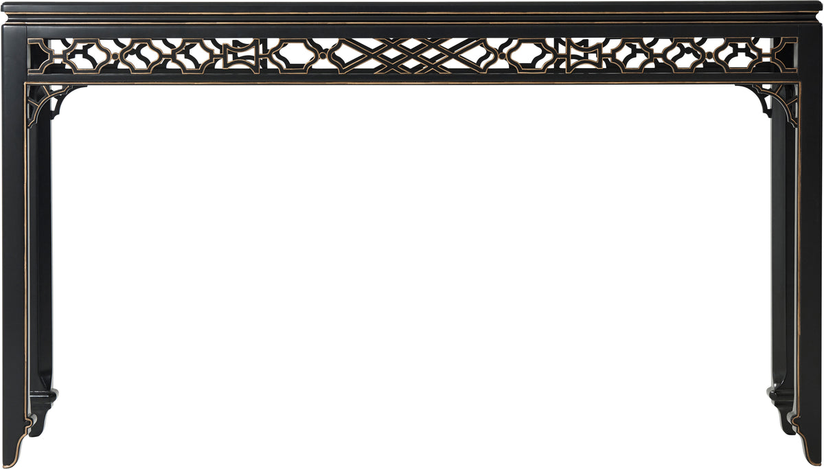 Long Hall Burl Console Table | Theodore Alexander | Sutter & Vale