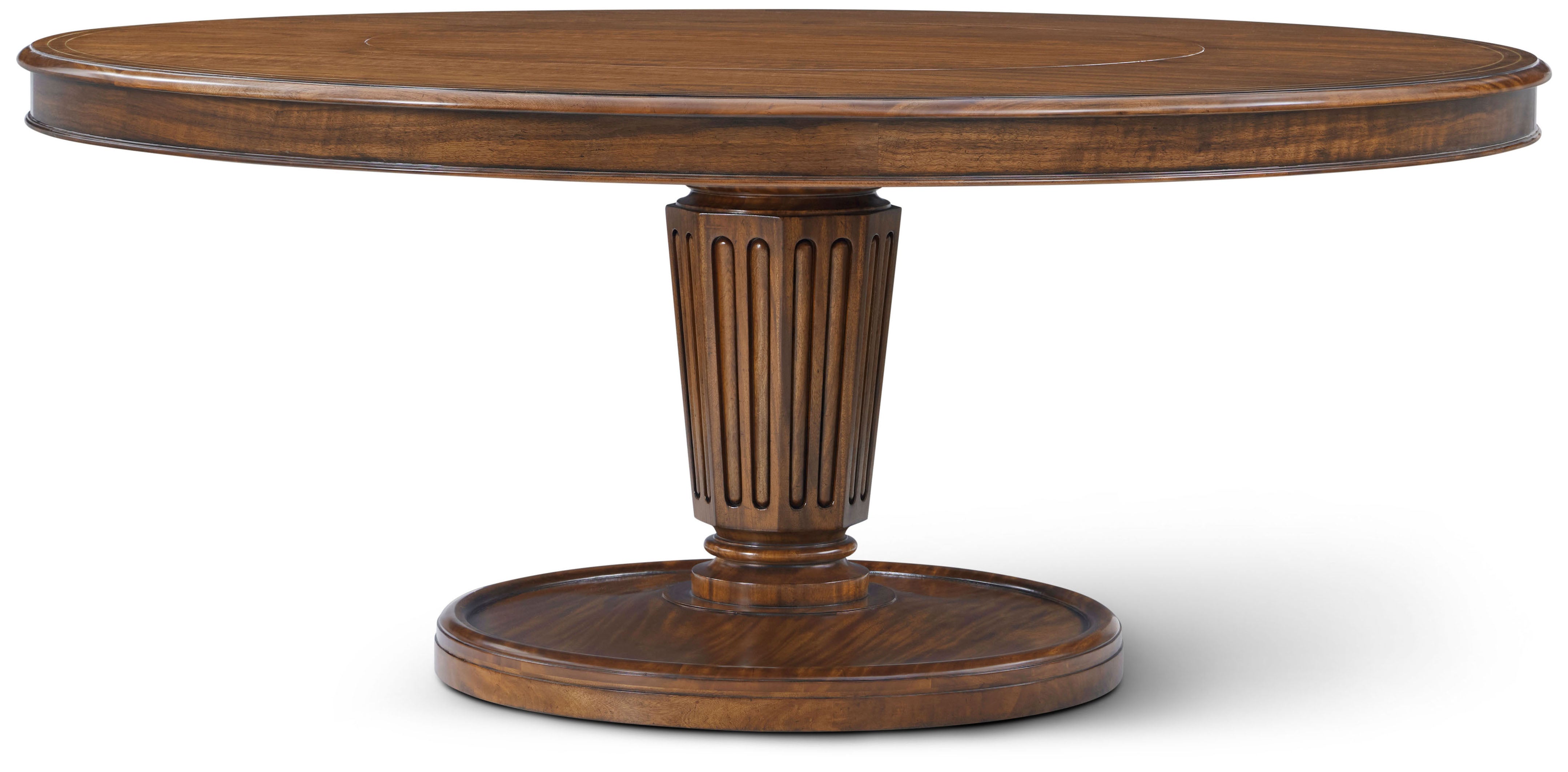 Haddon Round Dining Table with Lazy Suzan | Theodore Alexander | Sutter & Vale