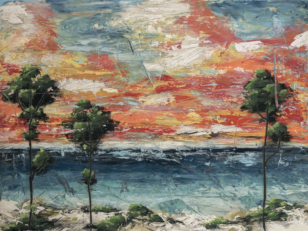 Sunset Pines 1 artwork
