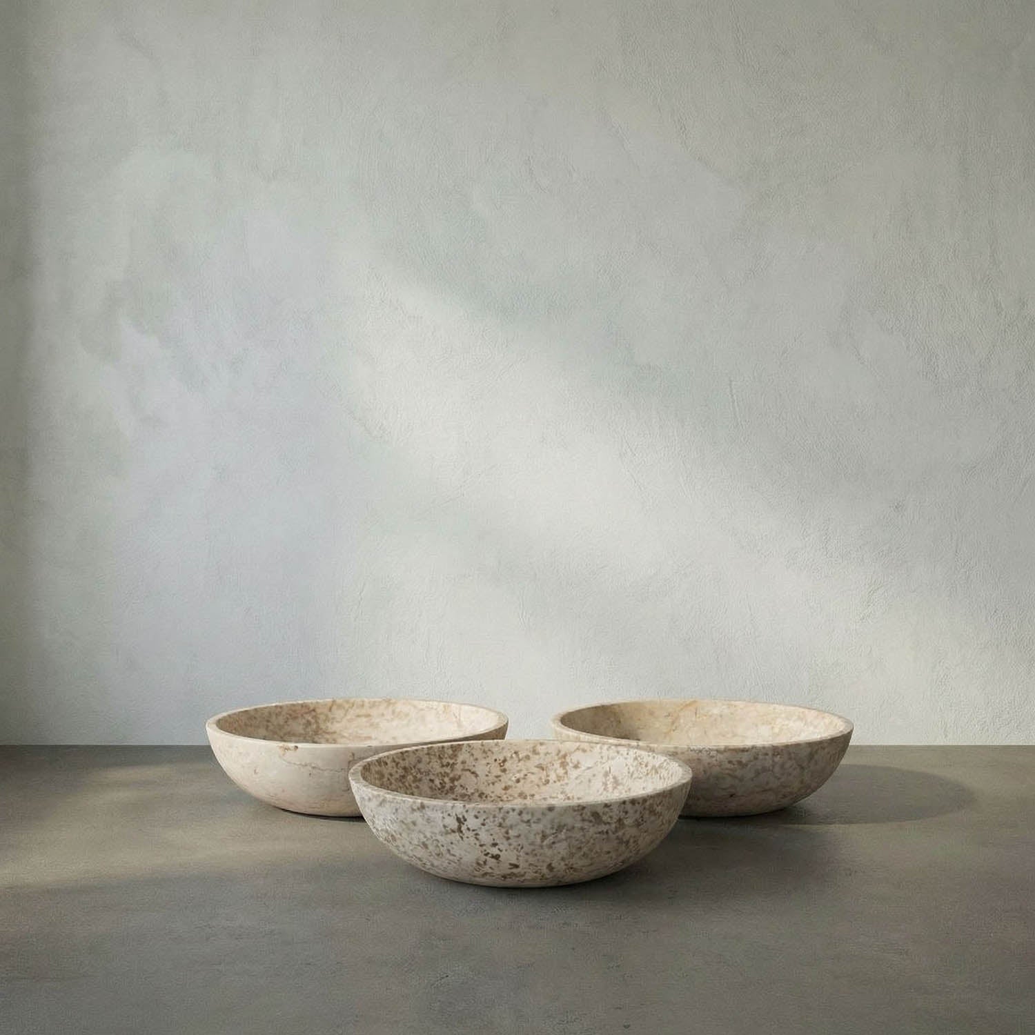 Marble Bowls, Set of 3 by Noir