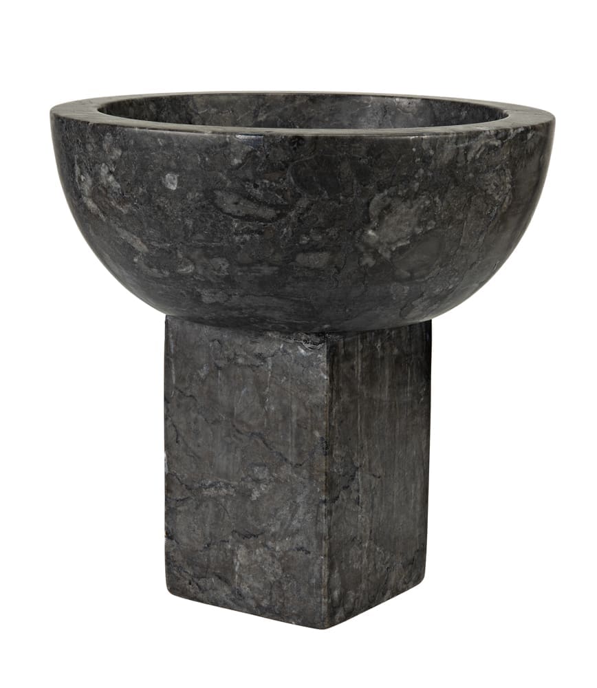 Zeta Bowl in Marble — Noir Furniture