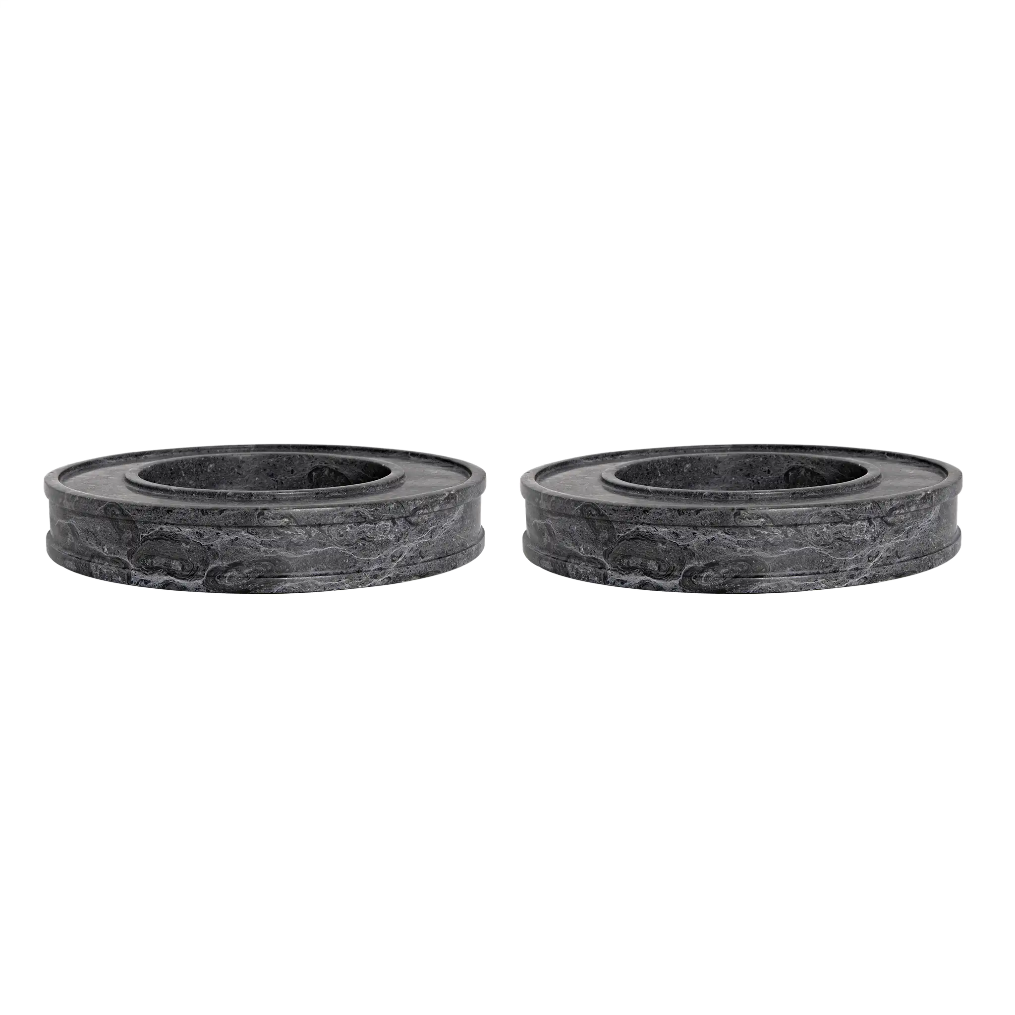 Kafka Tray, Set of 2 in Black Marble — Noir Furniture