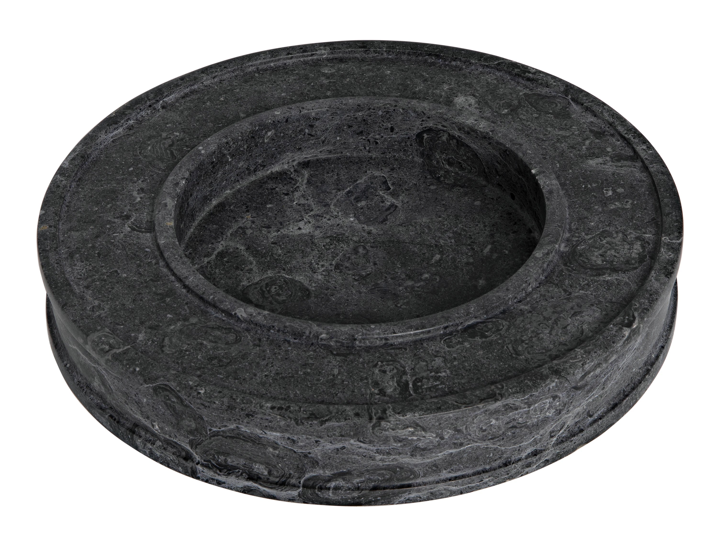 Kafka Tray, Set of 2 in Black Marble — Noir Furniture