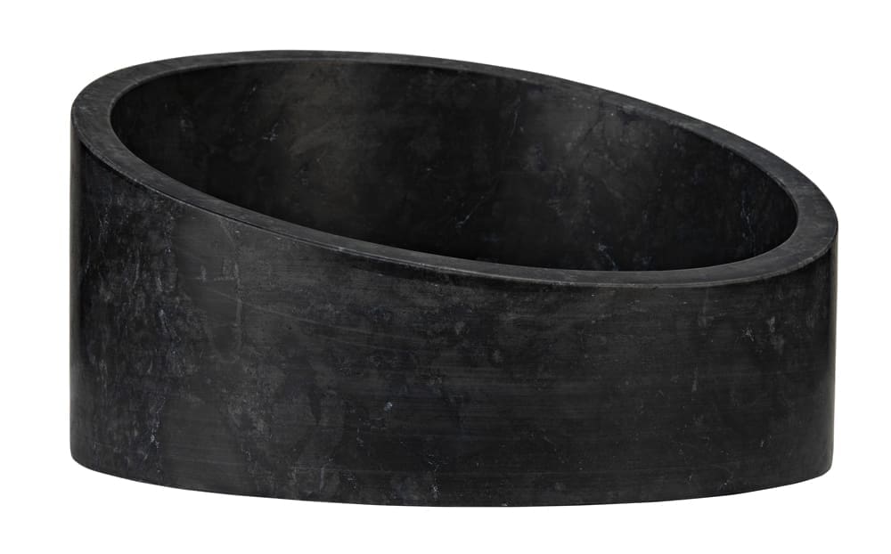 Marshall Bowl in Marble — Noir Furniture