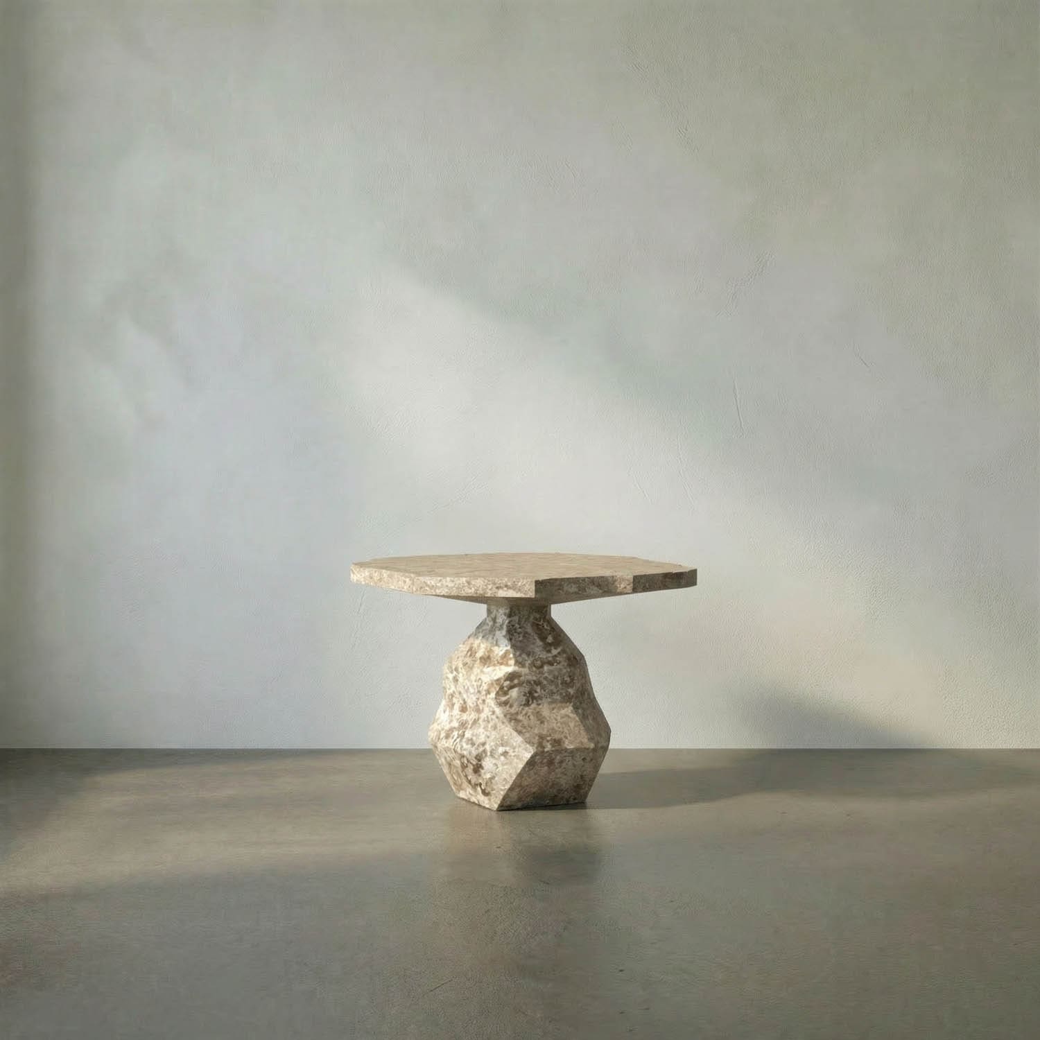 Rind Table, White Marble