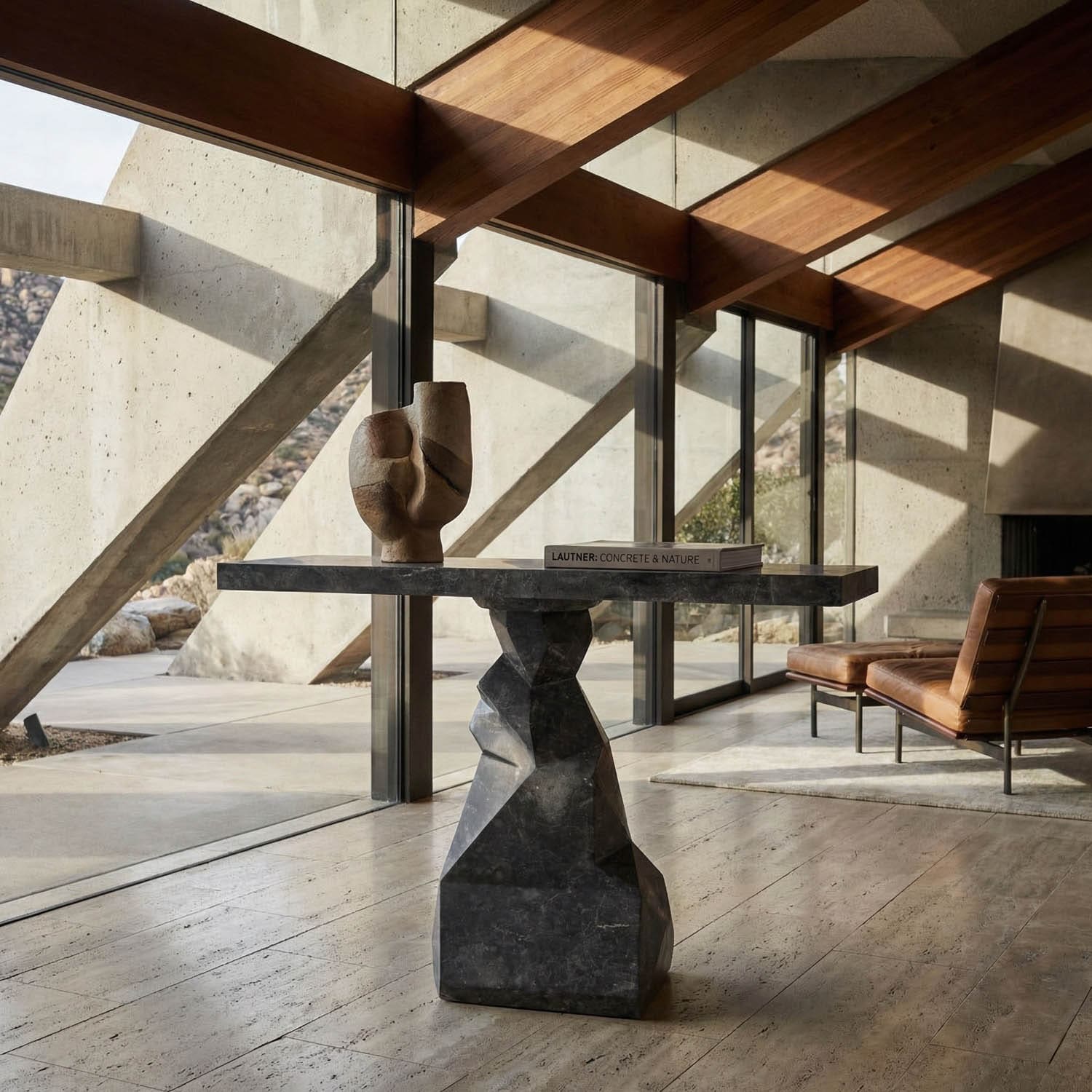 Tilden Console, Black Marble