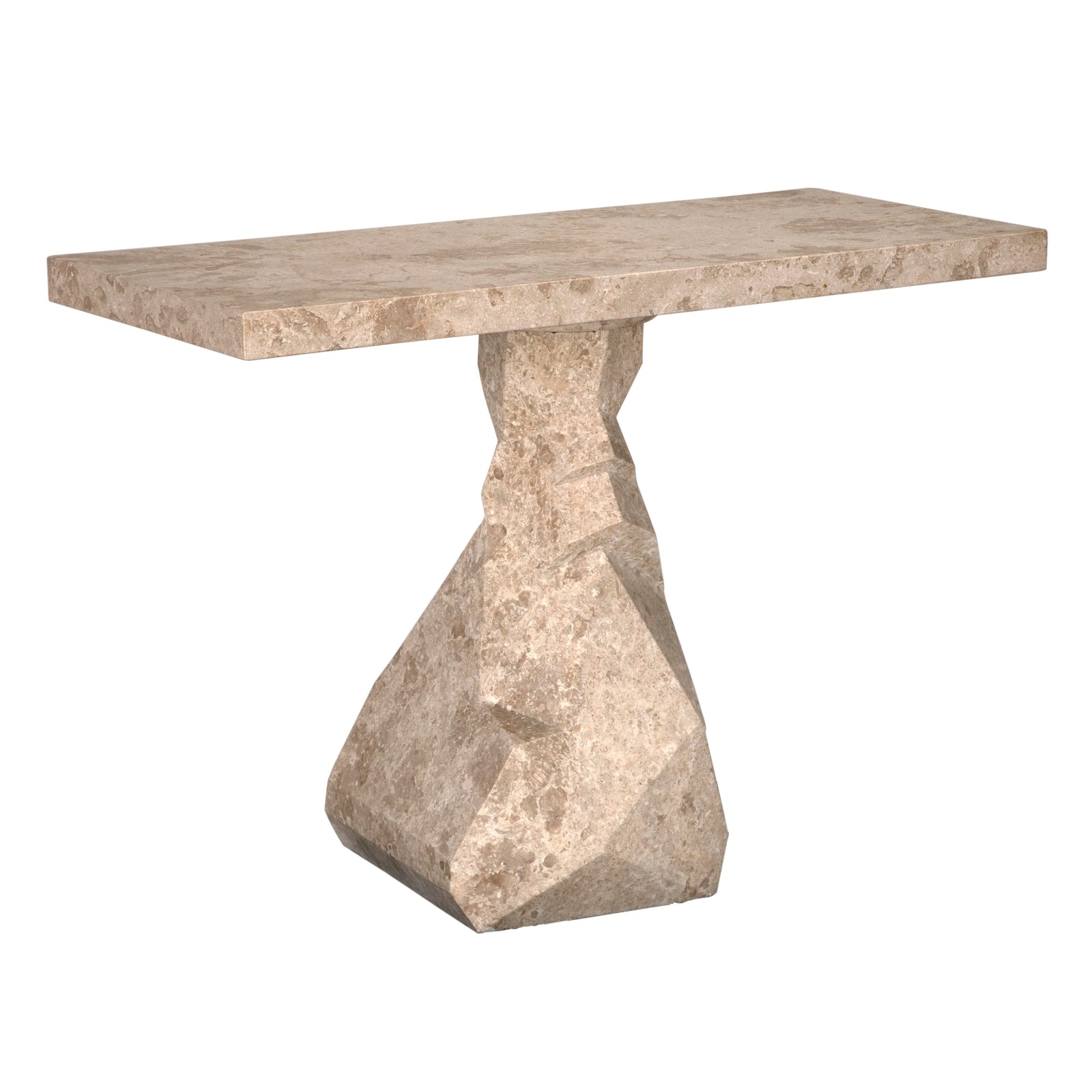 Tilden Console, White Marble by Noir Furniture | Sutter & Vale