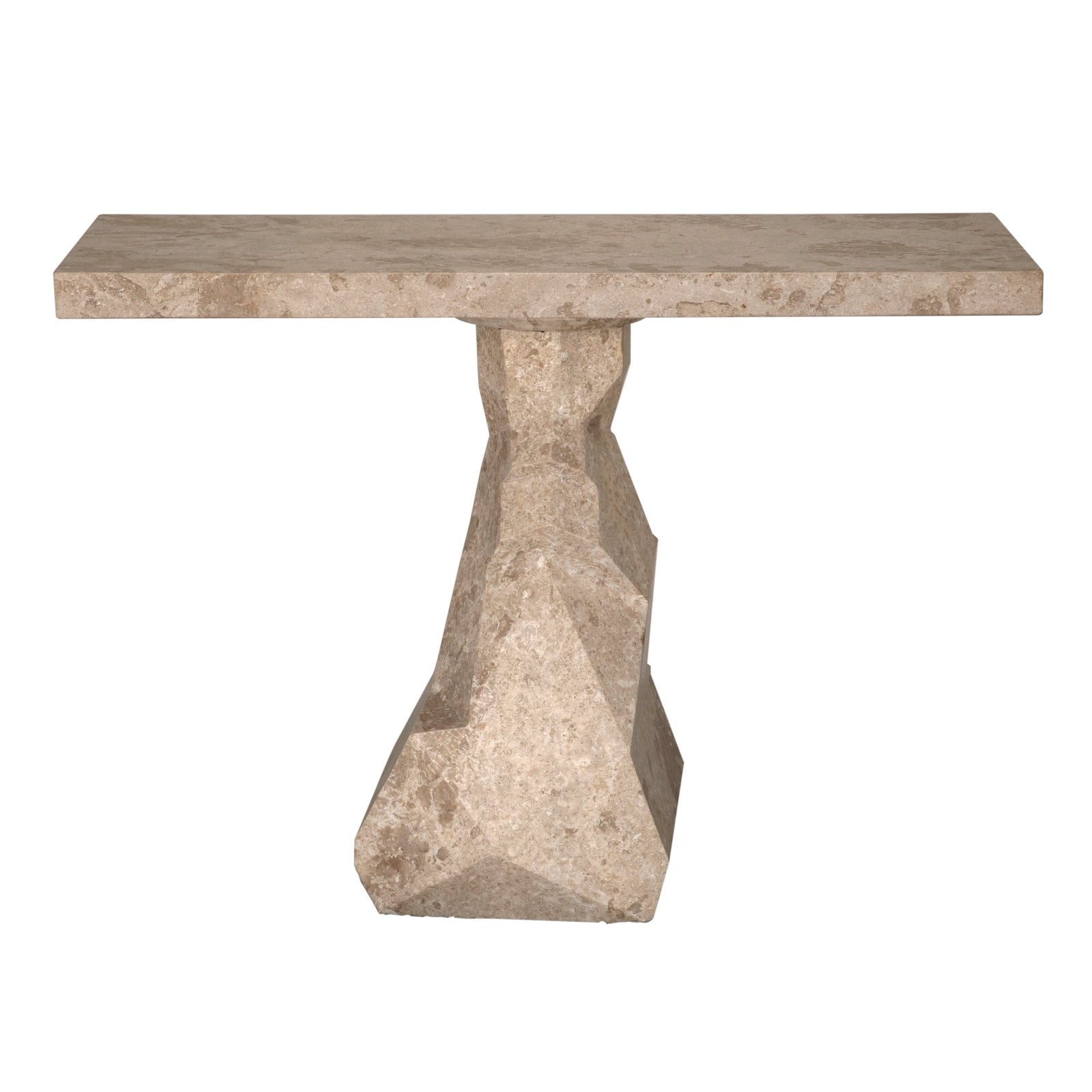 Tilden Console, White Marble by Noir Furniture | Sutter & Vale