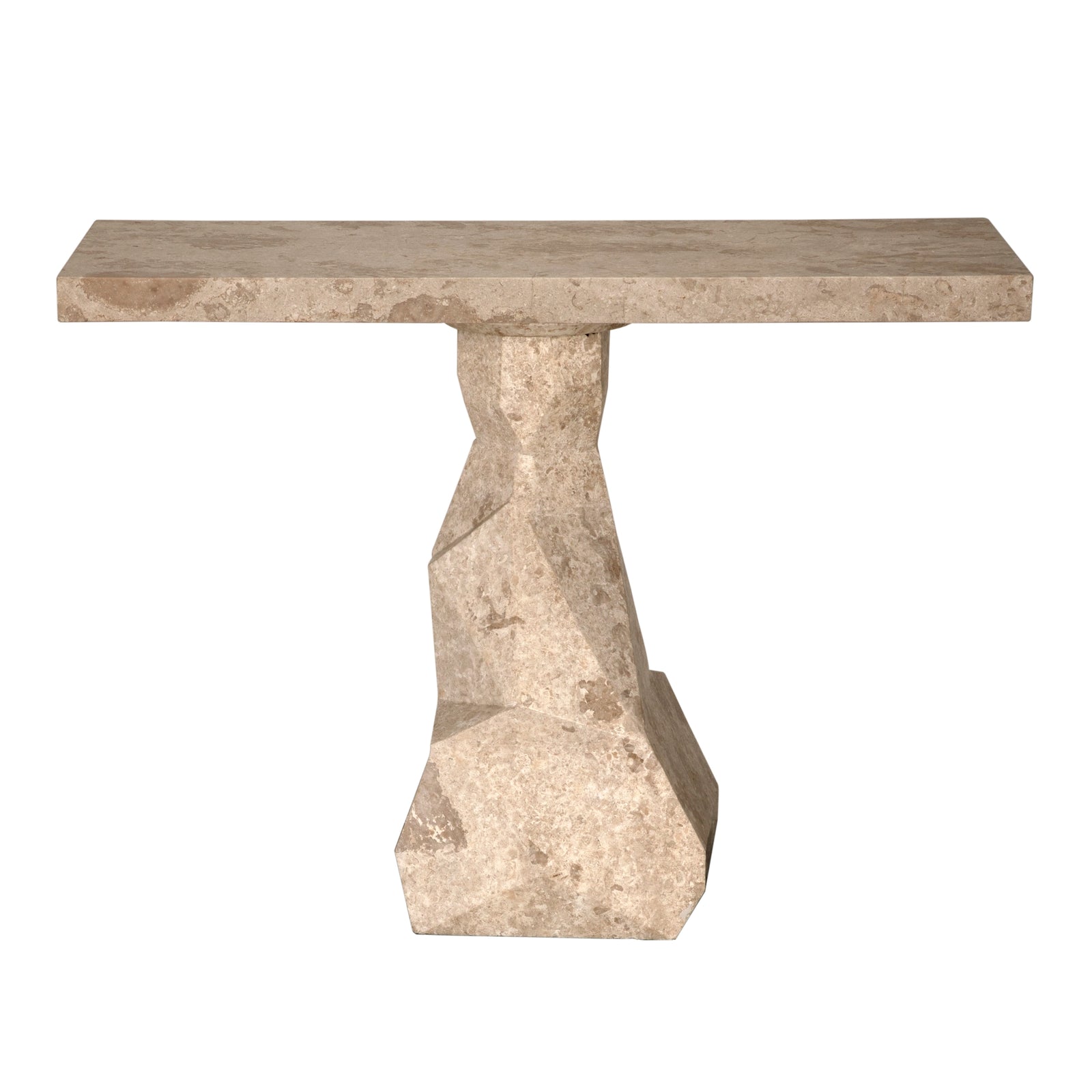 Tilden Console, White Marble by Noir Furniture | Sutter & Vale