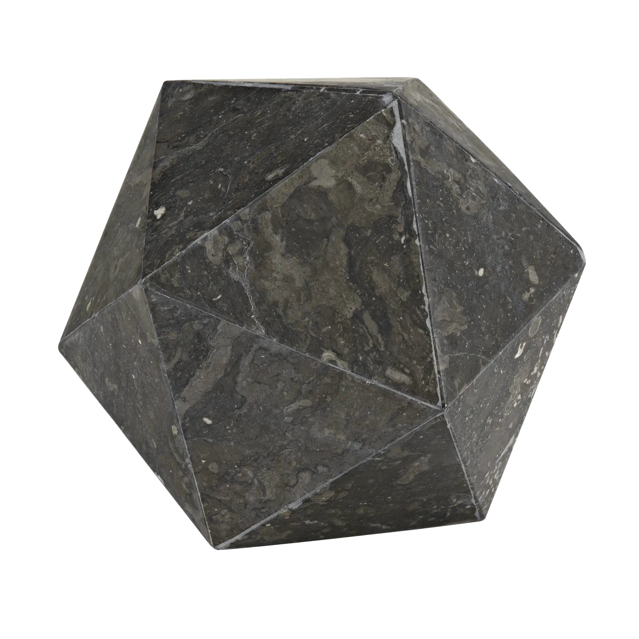 Polyhedron Object in Marble — Noir Furniture