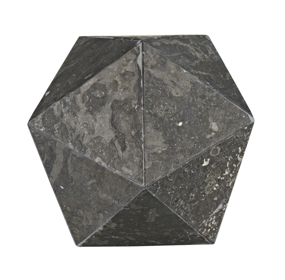 Polyhedron Object in Marble — Noir Furniture