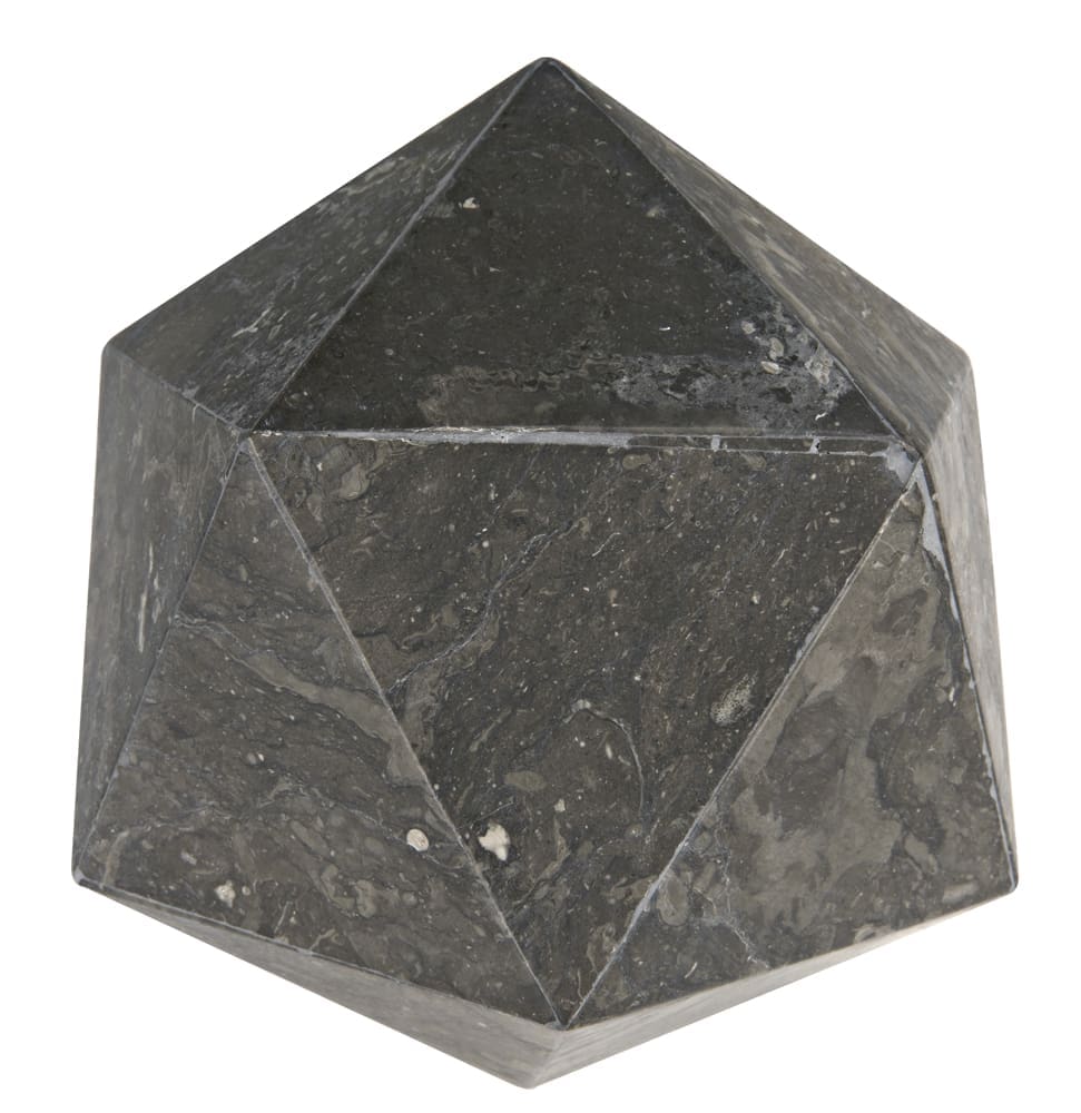 Polyhedron Object in Marble — Noir Furniture