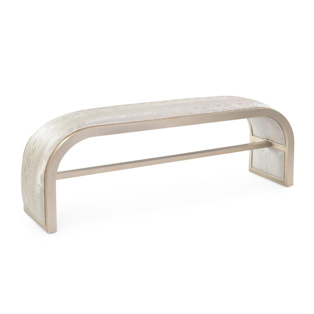 Aintree Curved Bench – Art by John Richard | Sutter & Vale