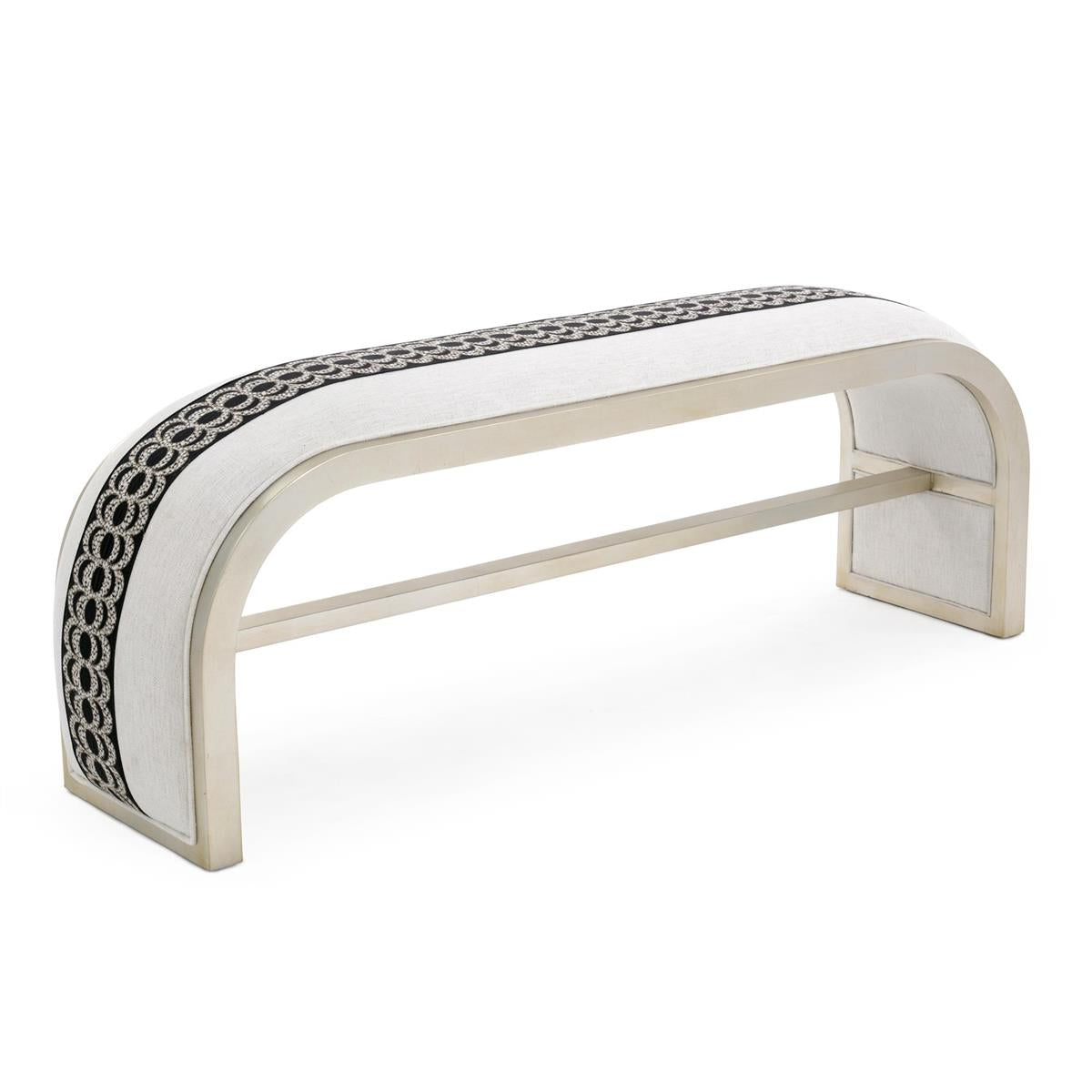 Aintree Curved Bench – Art by John Richard | Sutter & Vale
