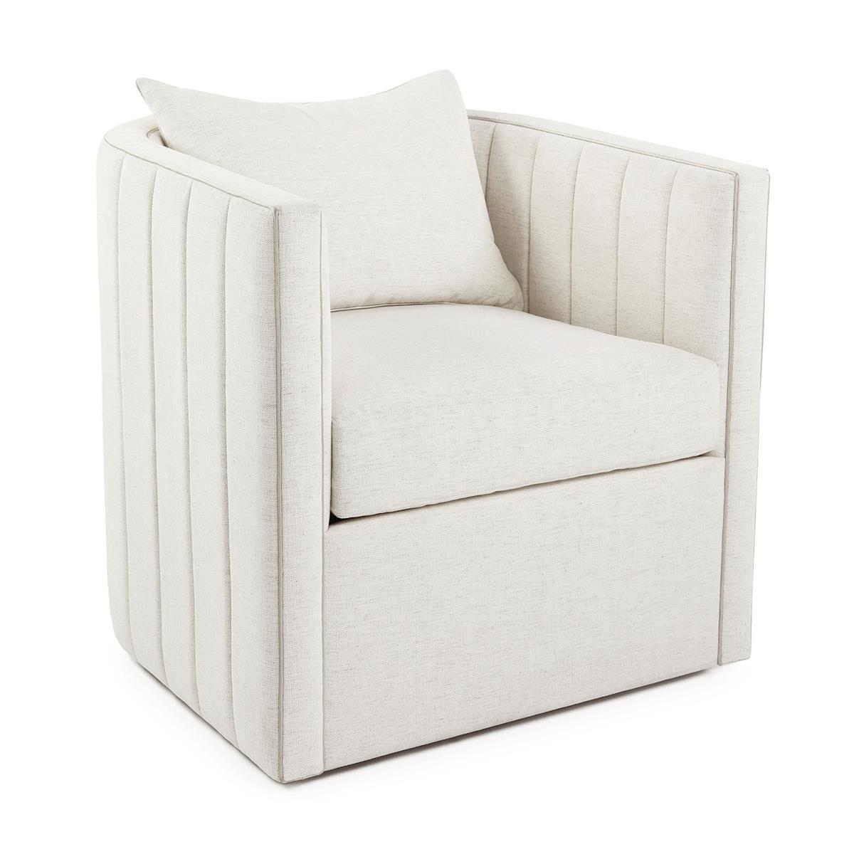 Giacosa Swivel Club Chair – Art by John Richard | Sutter & Vale